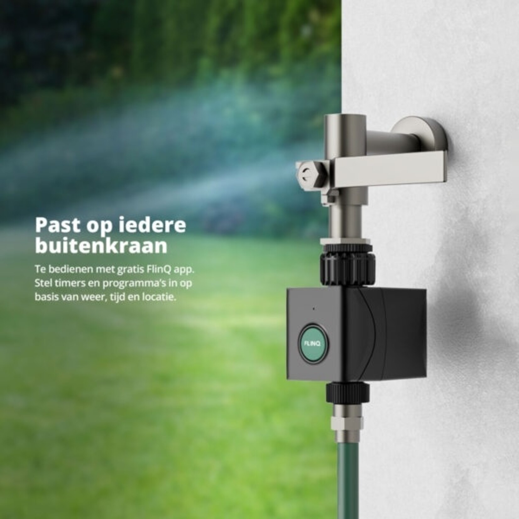 FlinQ FlinQ Slim Irrigatiesysteem Tuin – Automatisch Planten Watergeefsysteem