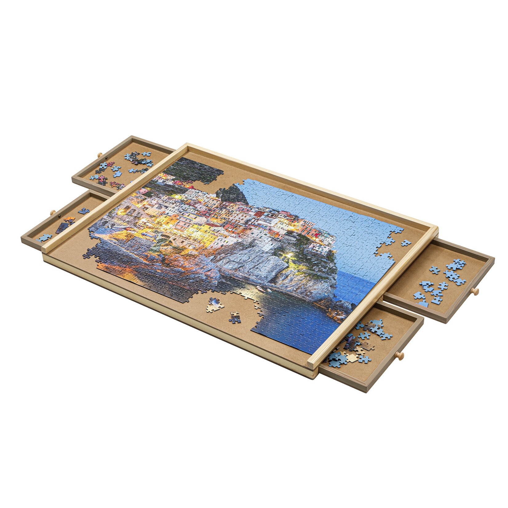 Haushalt Puzzelplaat met 4 Lades voor 1000 Stukjes - Puzzelplank / Puzzeltafel