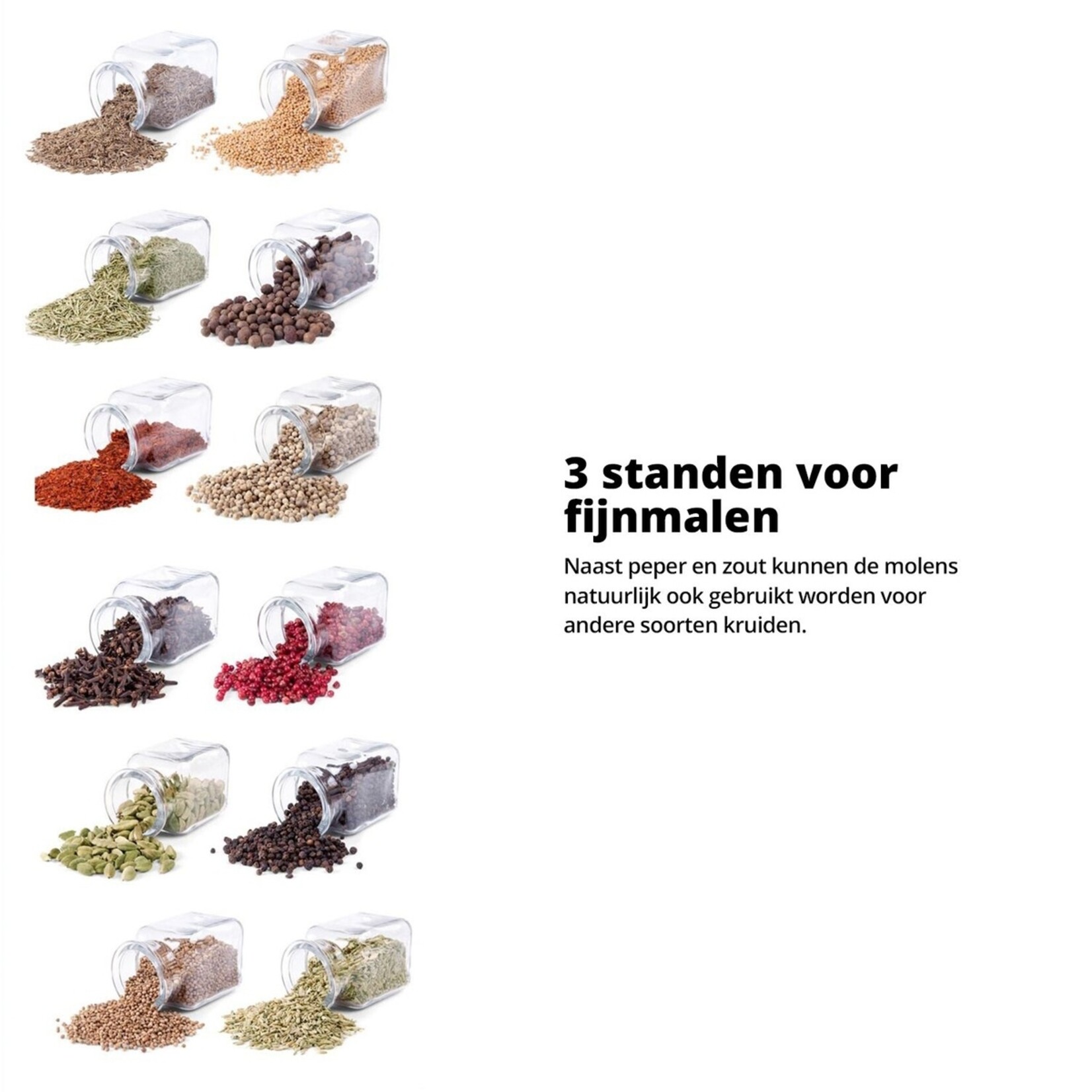 FlinQ FlinQ Elektrische Peper en Zoutmolen – Verstelbare Maalgraad – Set van 2