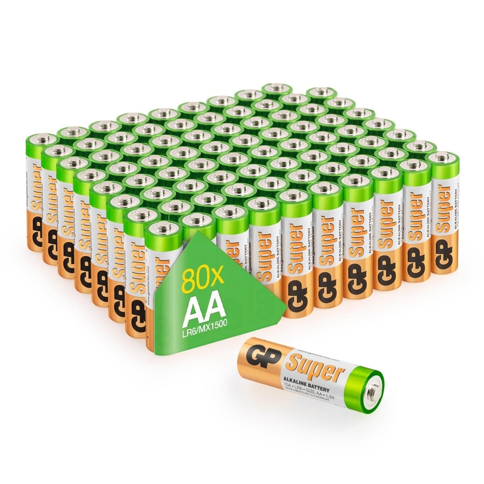 GP GP Alkaline Super AA Batterijen 1.5V LR6