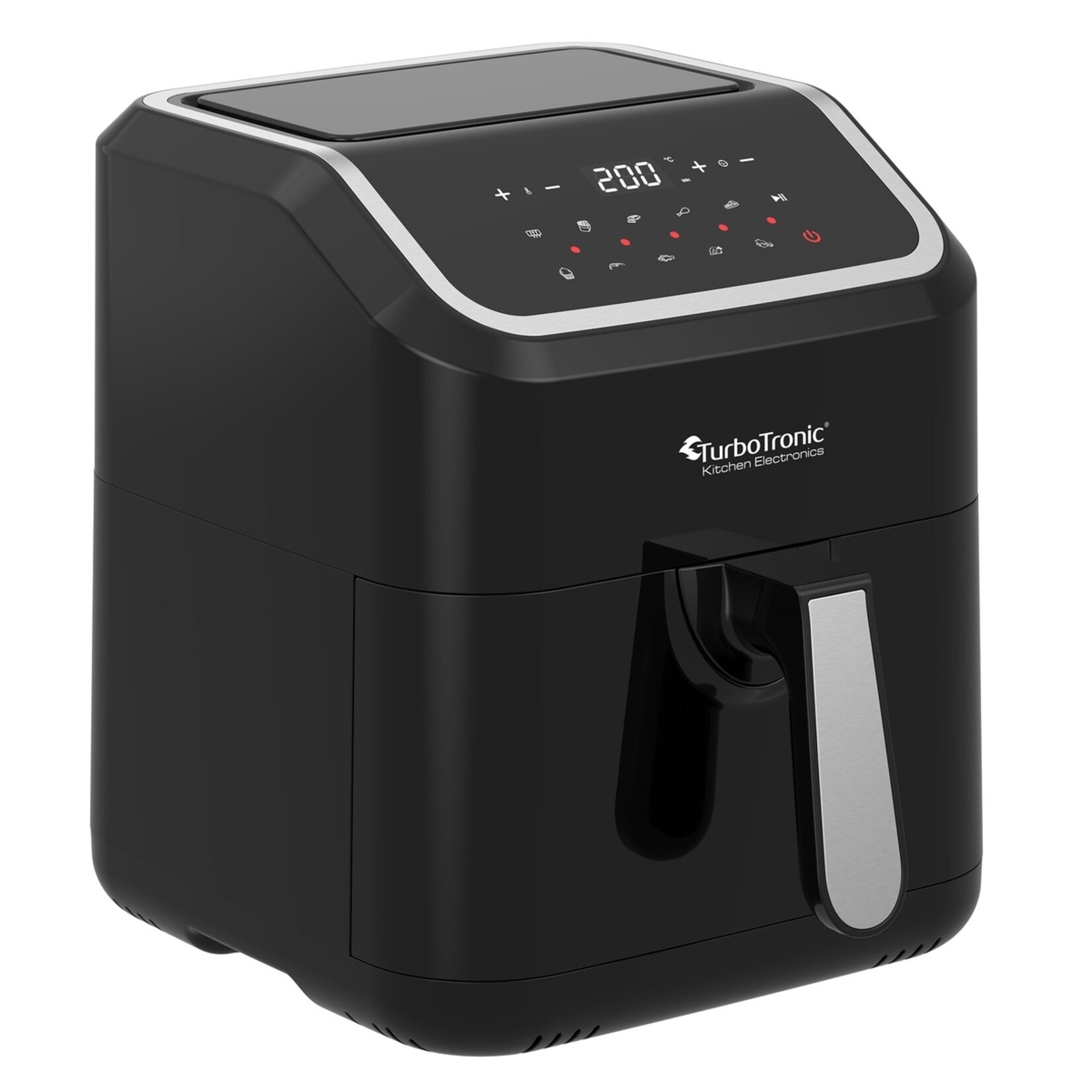 TurboTronic TurboTronic AF12 Digitale Airfryer XL met 9 Kookprogramma's - Heteluchtfriteuse - 5 Liter