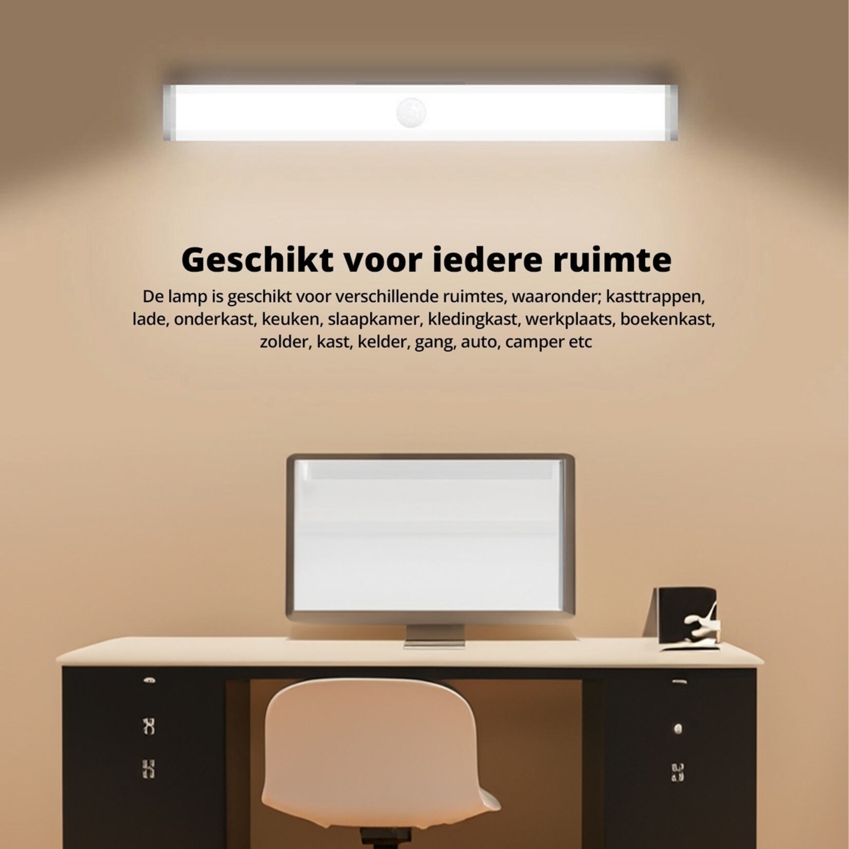 FlinQ FlinQ Verstelbare LED Verlichting met Bewegingssensor