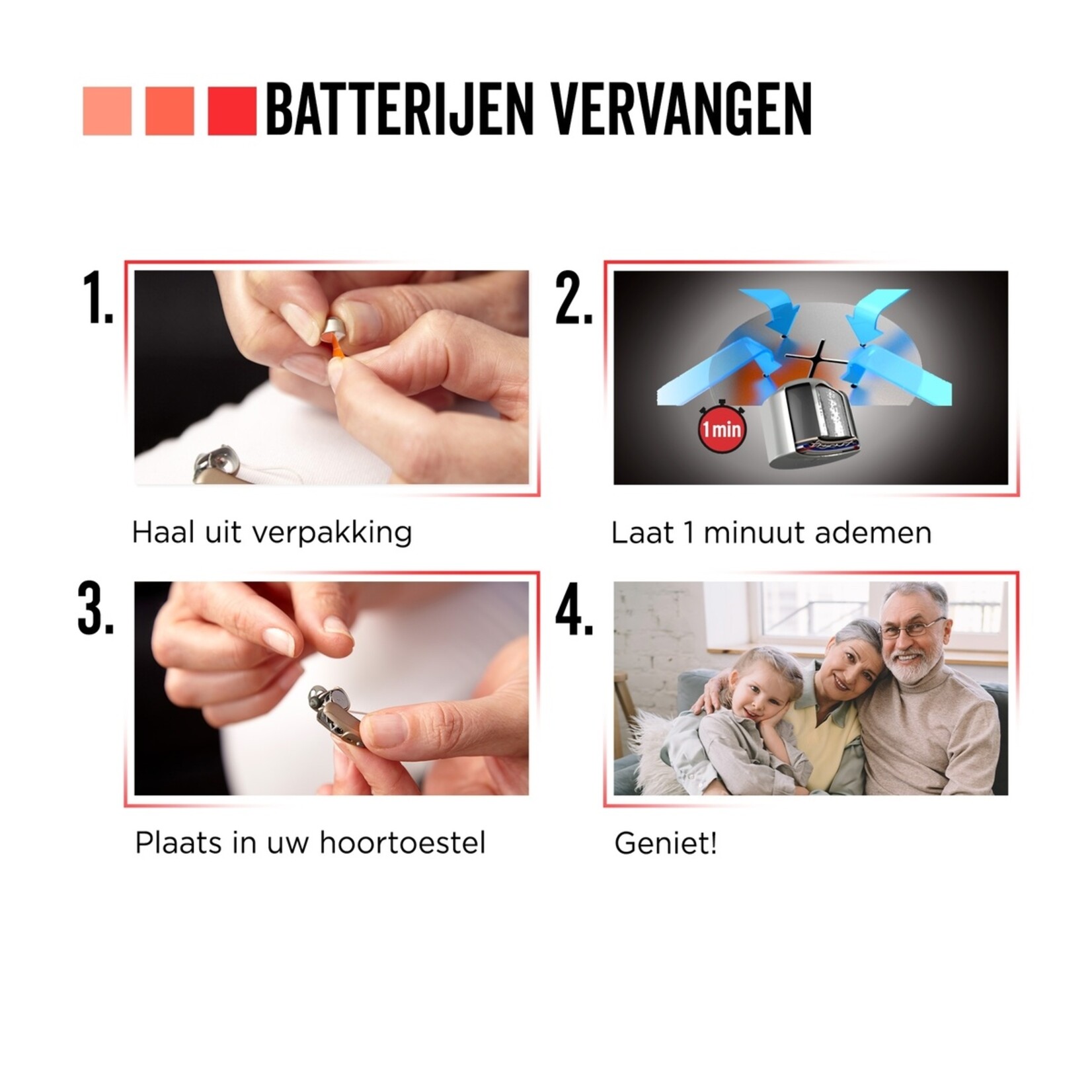 Rayovac Rayovac Extra Hoortoestelbatterijen – Gehoorbatterijen - 60 Stuks