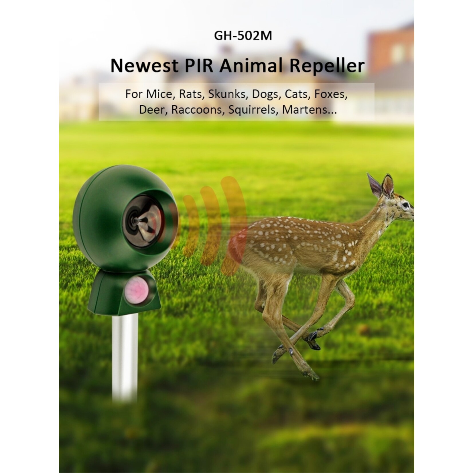 Nexxt Nexxt Kattenverjager – Infrarood Dierenverjager op Batterijen