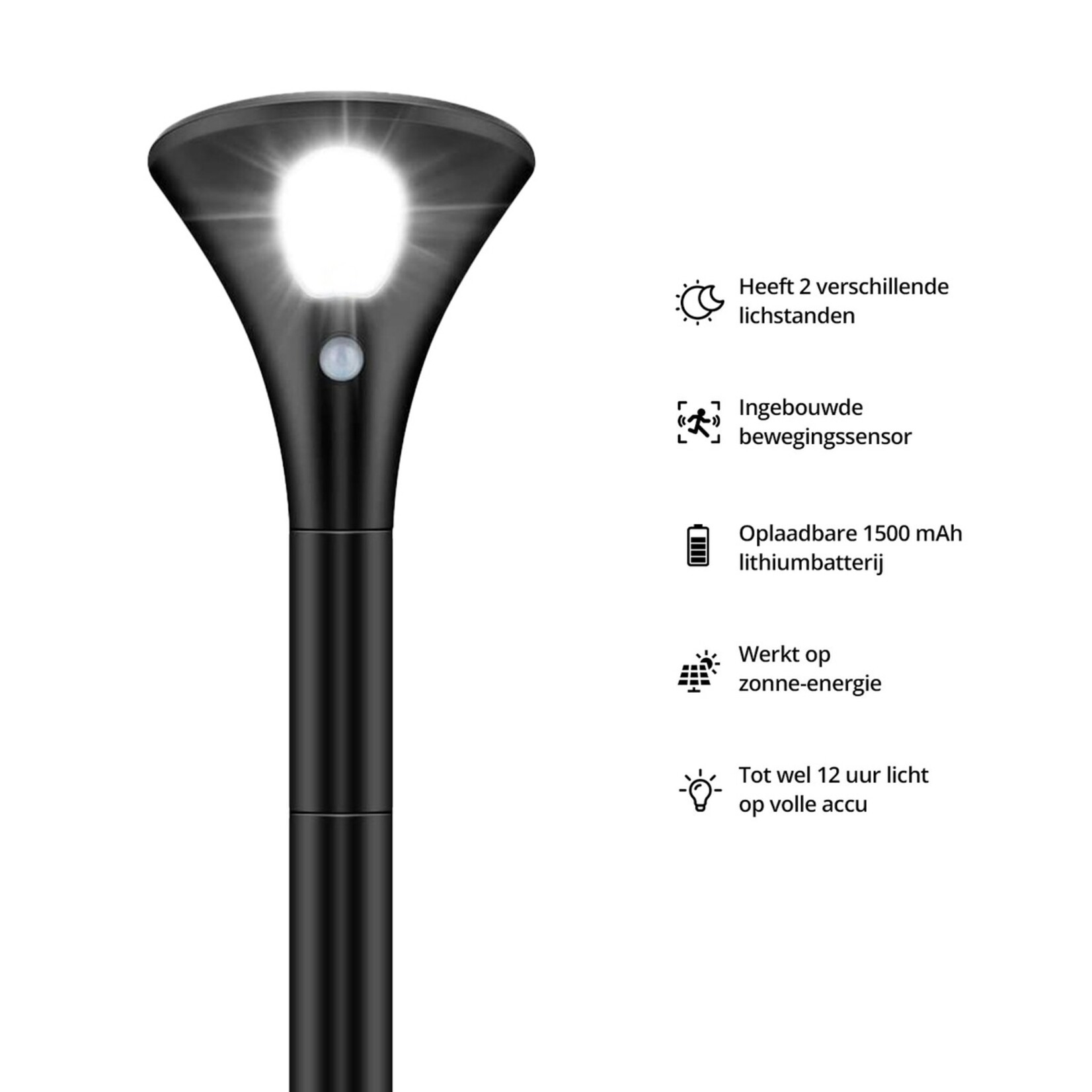 FlinQ FlinQ Spike Solar Prikspots voor Buiten - LED Tuinverlichting op Zonne-energie