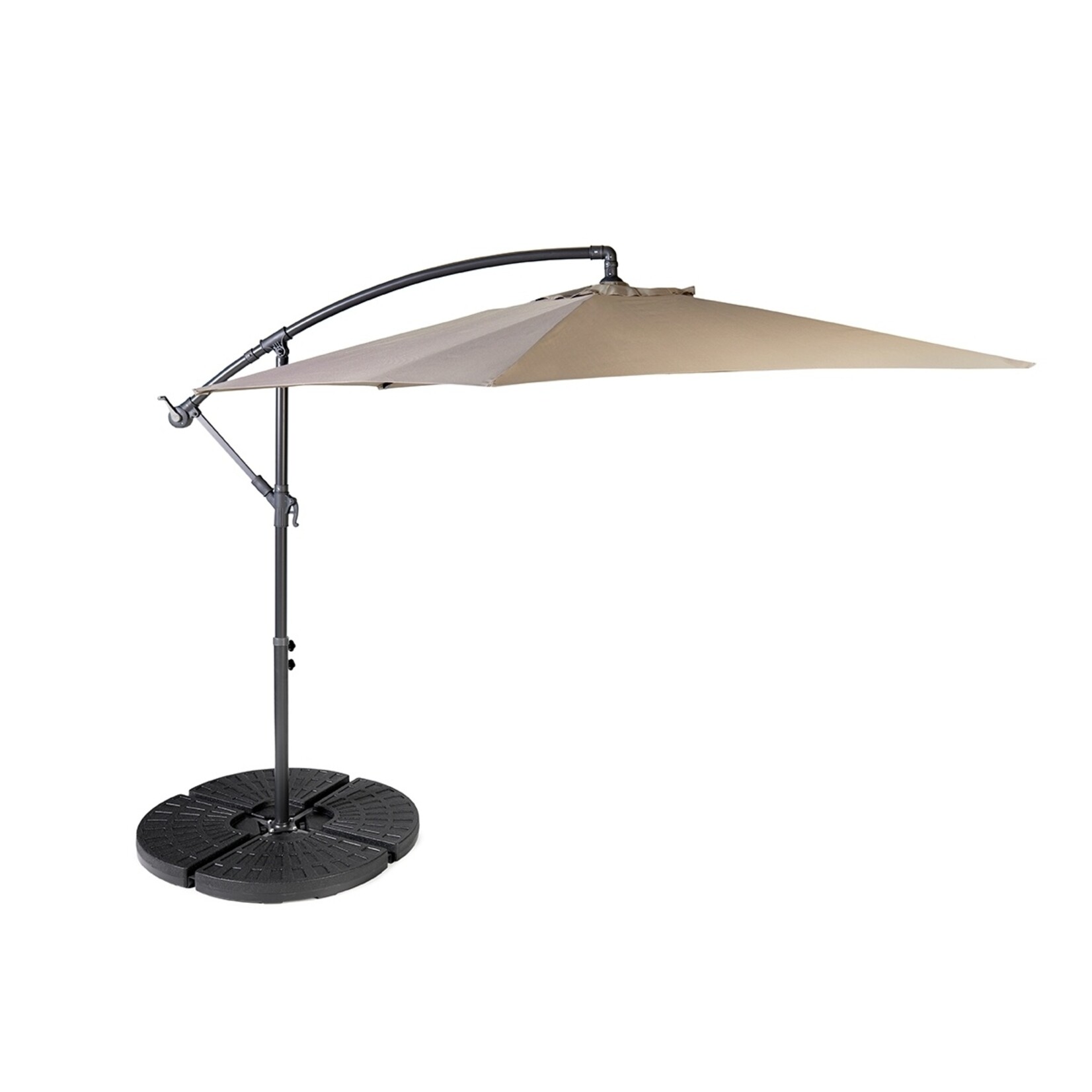 QLT No Less Luxe XXL Zweefparasol - Ø 3 meter - Inclusief beschermhoes