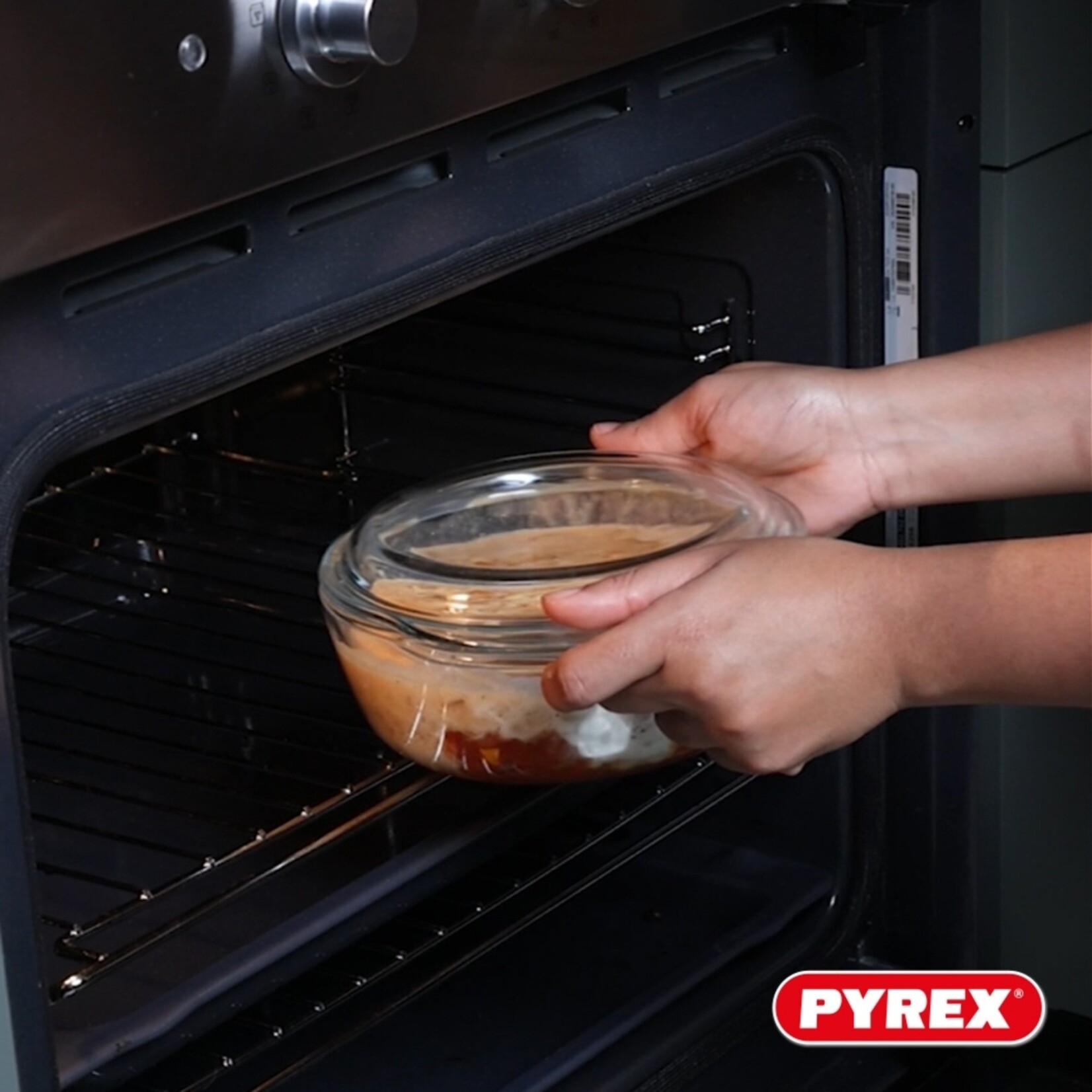 Pyrex Pyrex 4-in-1 Ronde Ovenschalen met Deksel van Glas