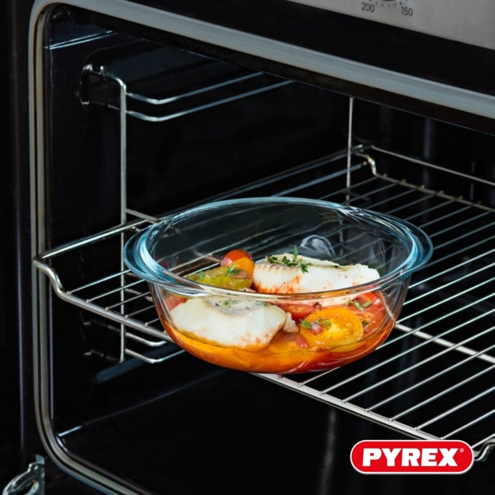 Pyrex Pyrex Cook & Go Ronde Schalen met Deksel - Set van 3 Stuks - Eén Maat