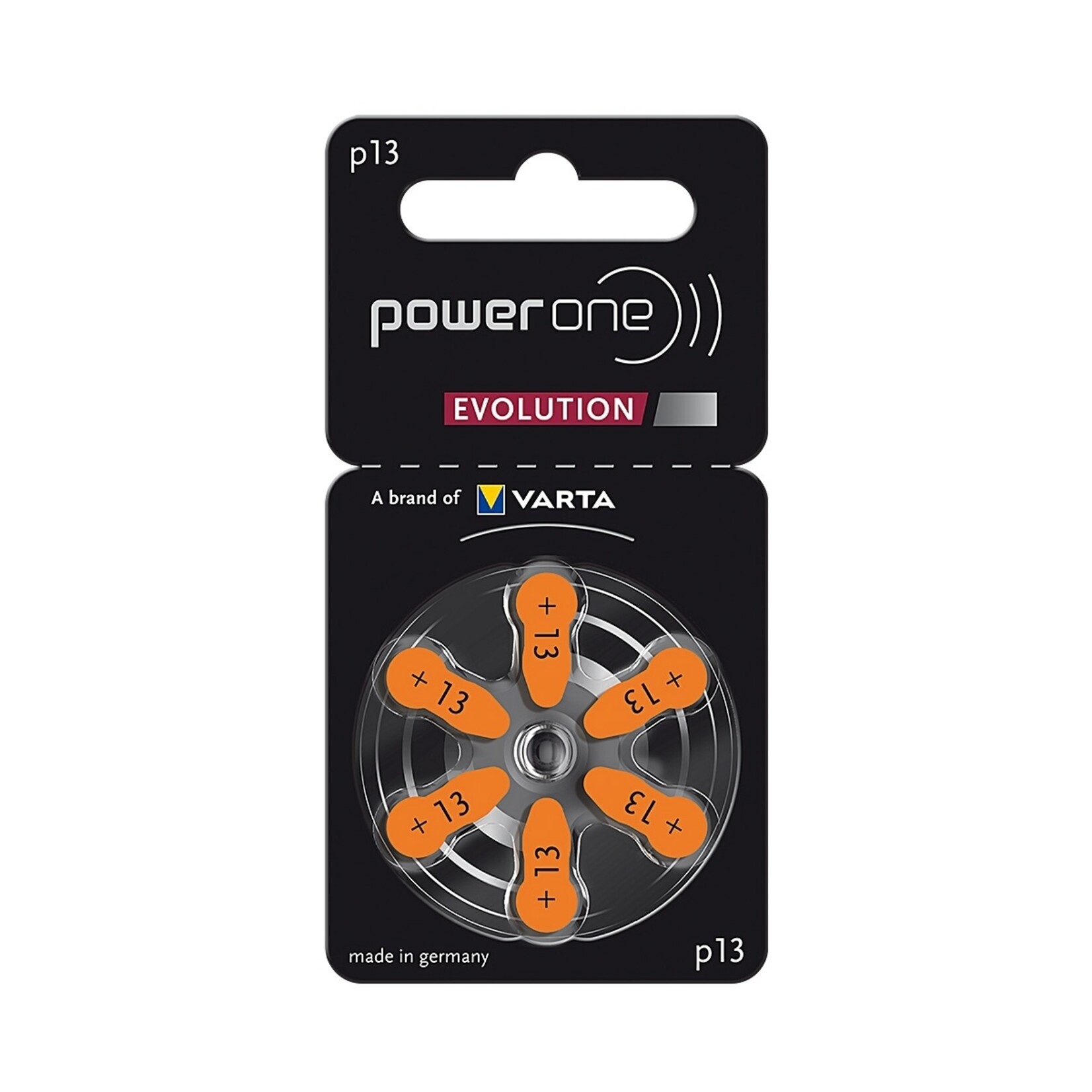 Power One Power One Hoortoestelbatterijen Kwikvrij - Gehoorbatterijen - 60 Stuks