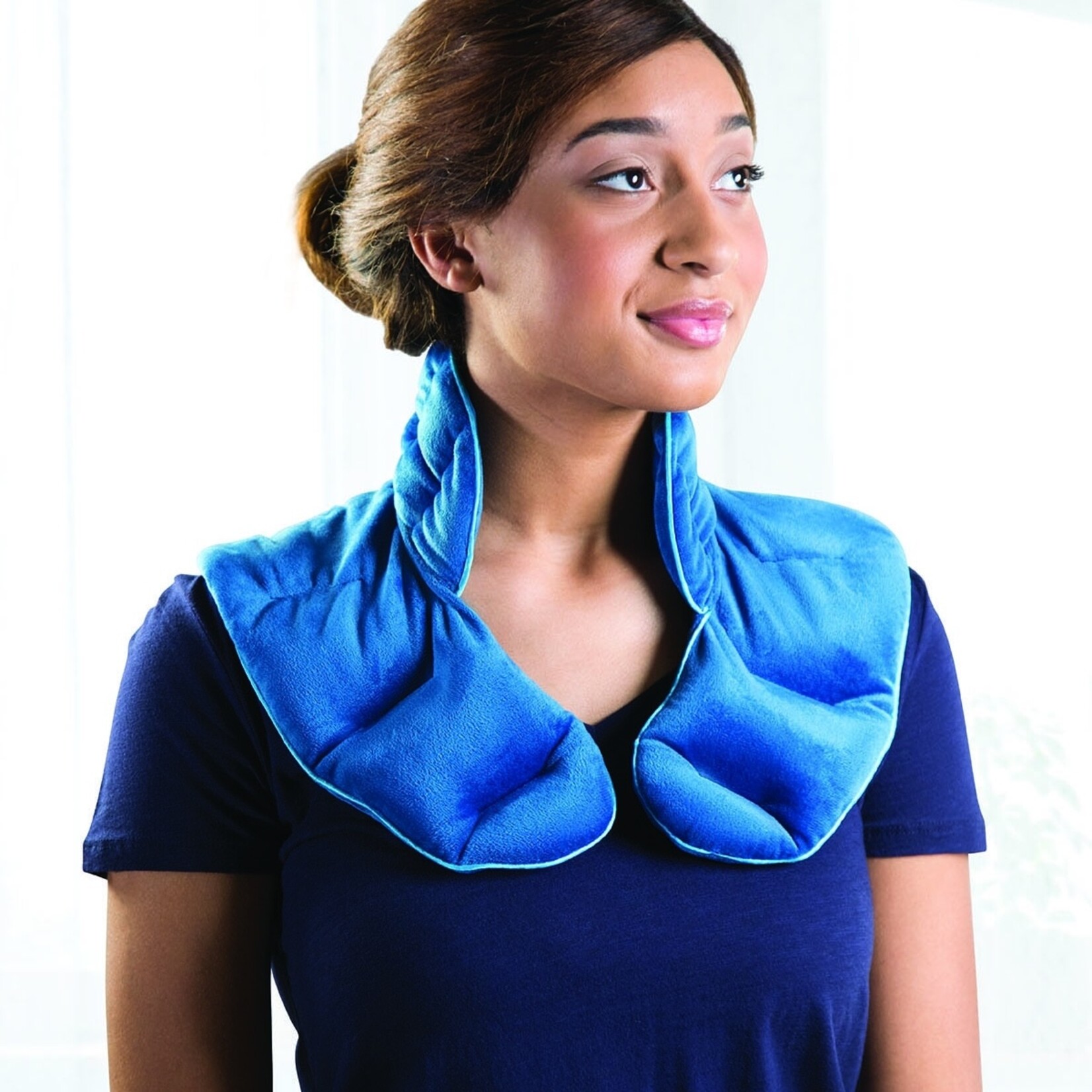 Calming Comfort ThermaComfort Verzwaard Nekkussen - Met Kleikralenvulling en Aromatherapie