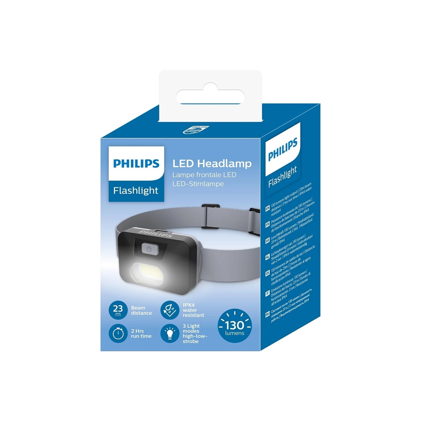 Philips Philips Noodradio met AM/FM Radio, Zaklamp en Hoofdlamp