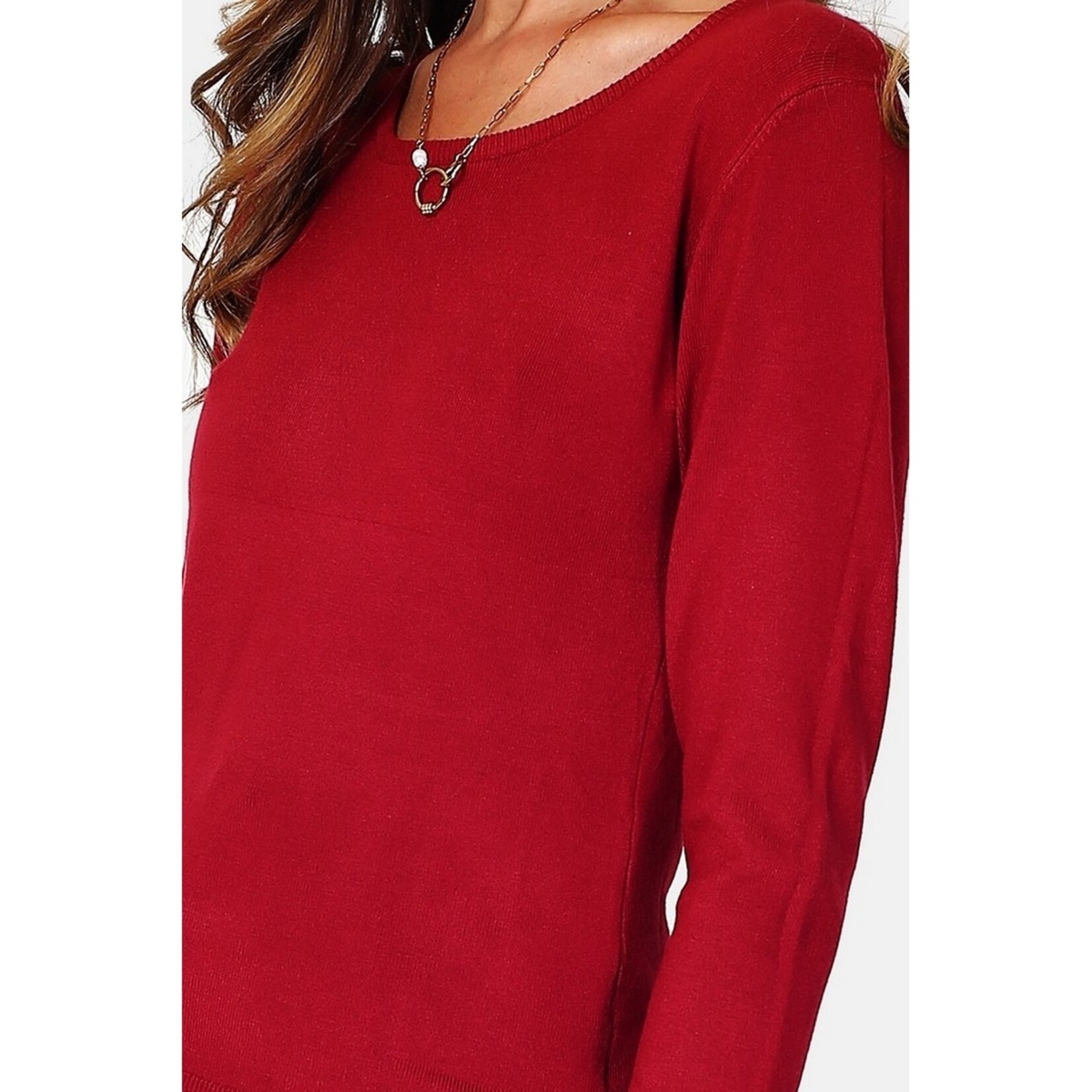 William de Faye William de Faye Luxe Kasjmier Damestrui met Ronde Hals