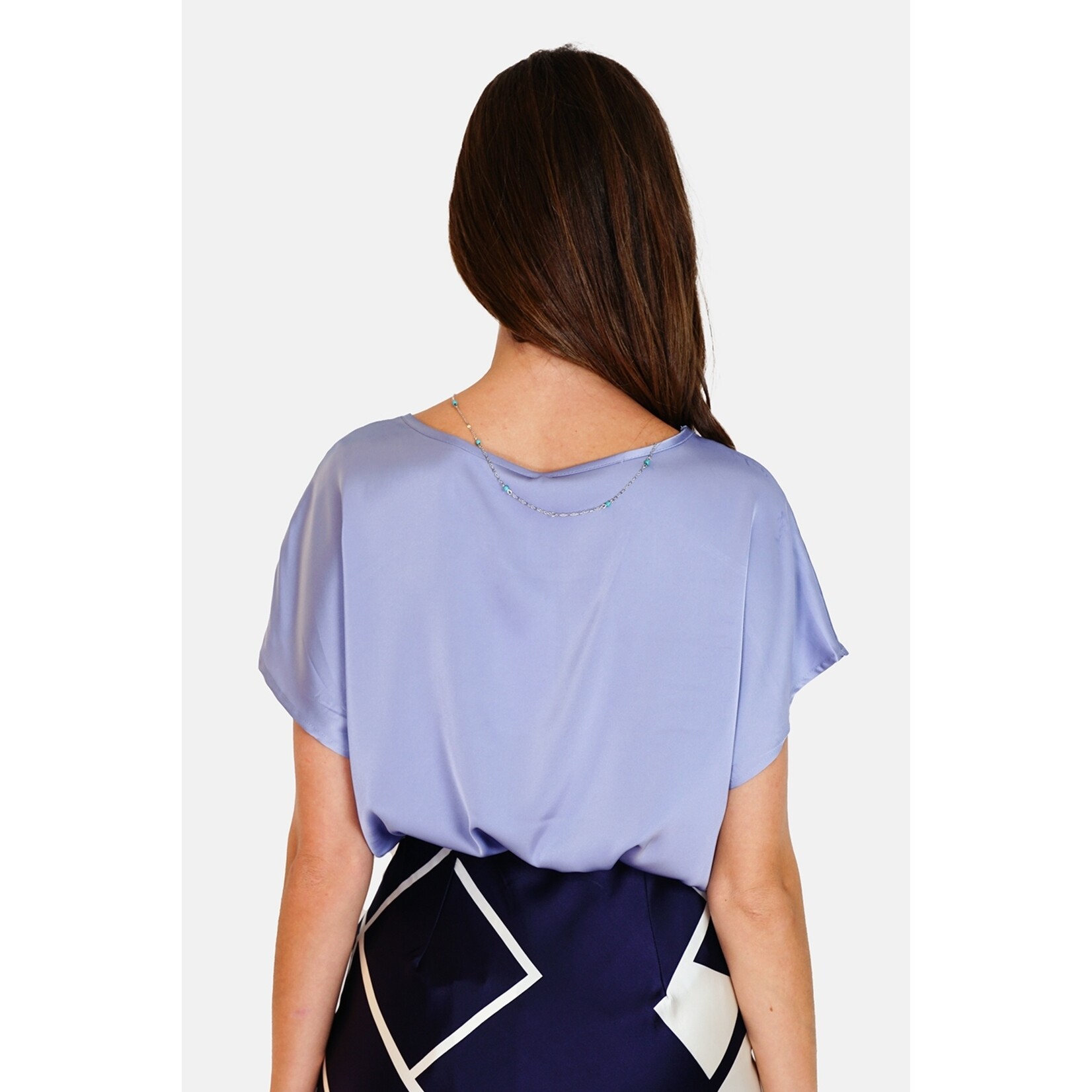 William de Faye William de Faye Wide Round Neck Top voor Dames