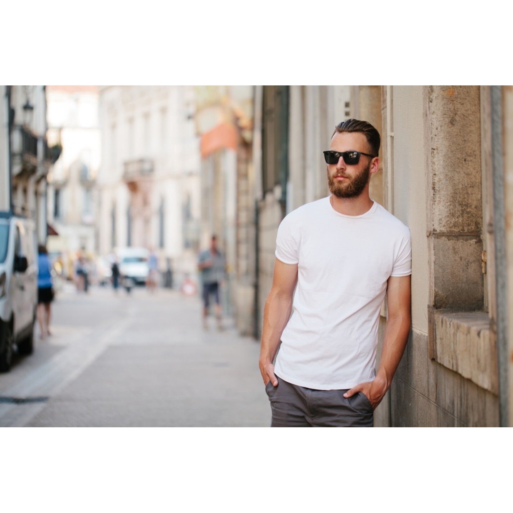 Donadoni Extra Lange Heren T-shirts met Ronde Hals