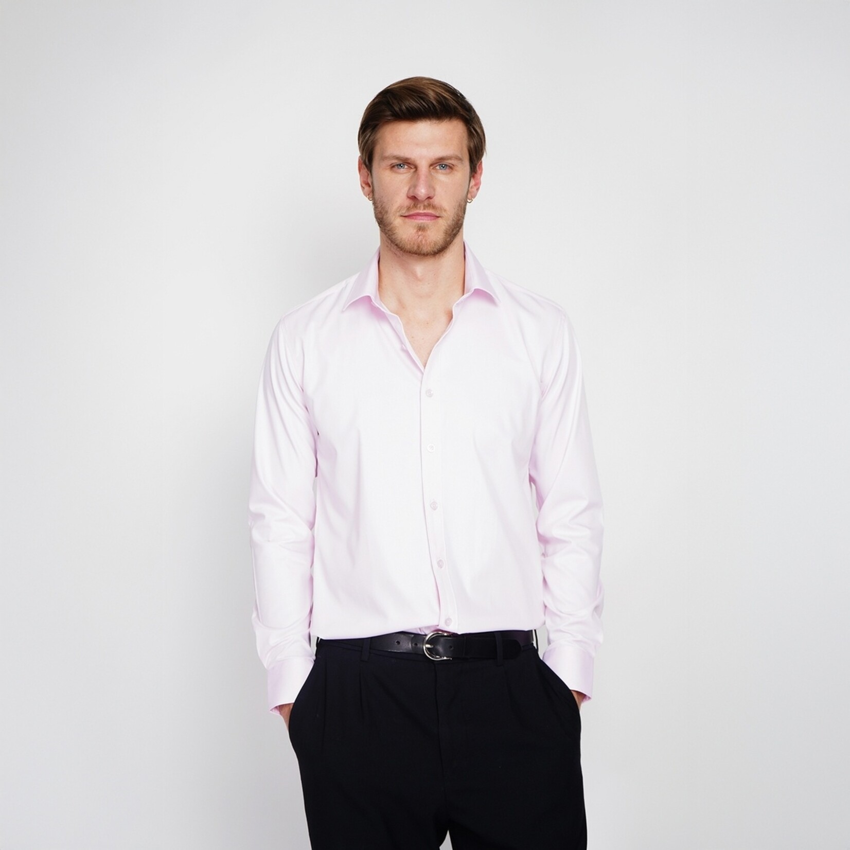 William de Faye William de Faye Blouse voor Heren - Klassieke Kraag - Tweeknoops Manchetten