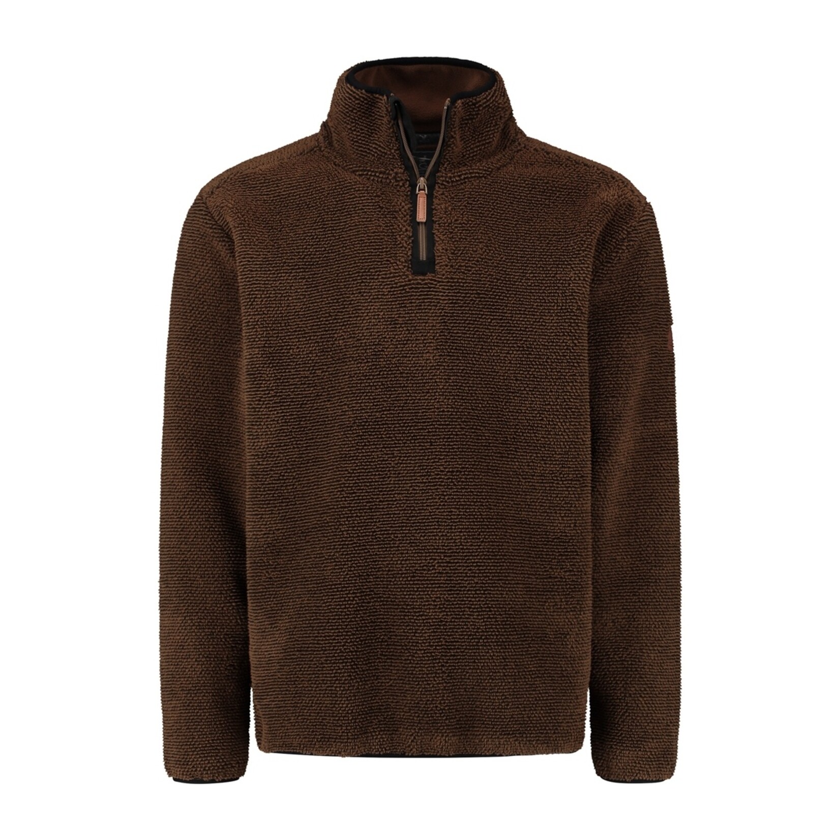 MGO Leisure Wear MGO Andrew Trui voor Heren met Rits - Fleece Schipperstrui