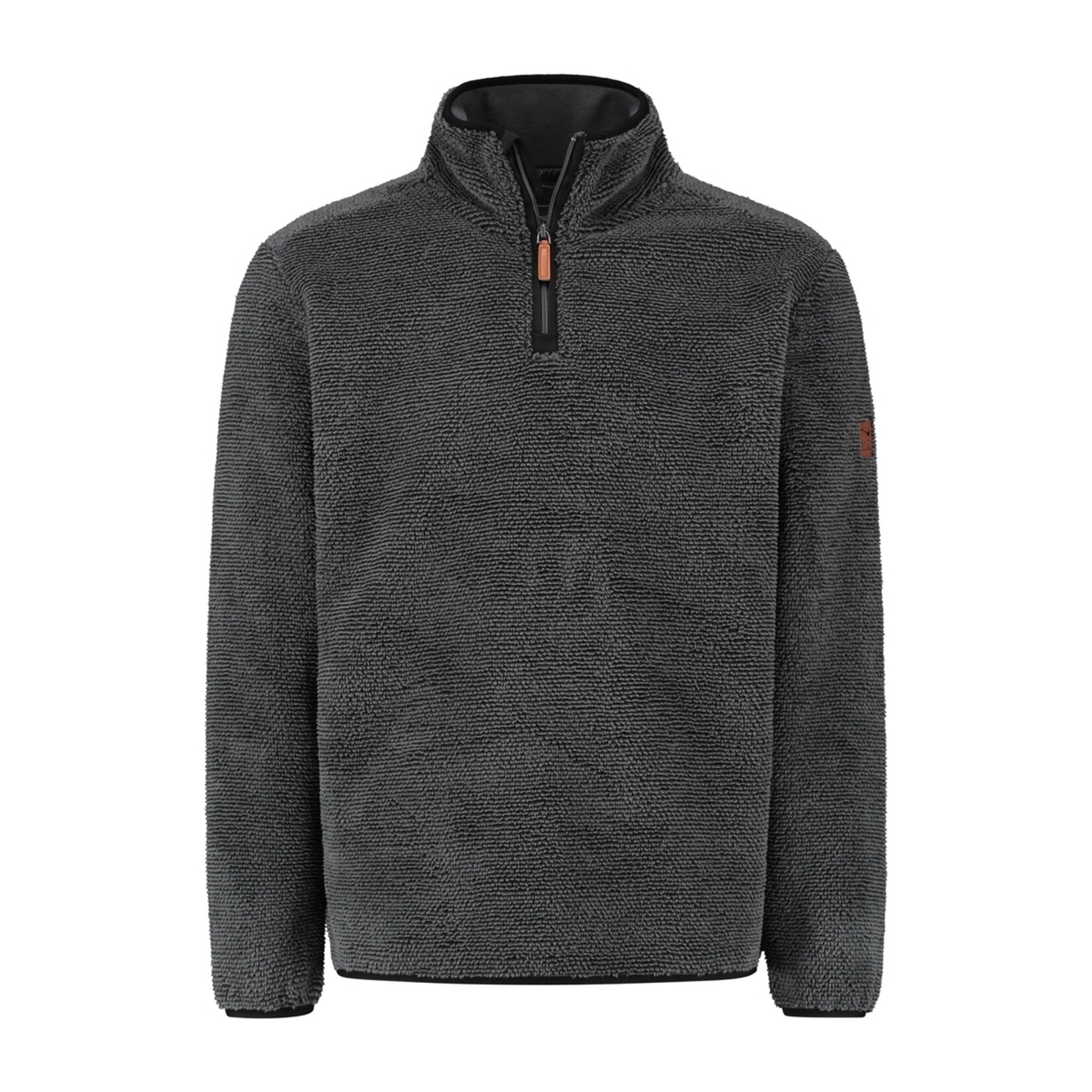 MGO Leisure Wear MGO Andrew Trui voor Heren met Rits - Fleece Schipperstrui