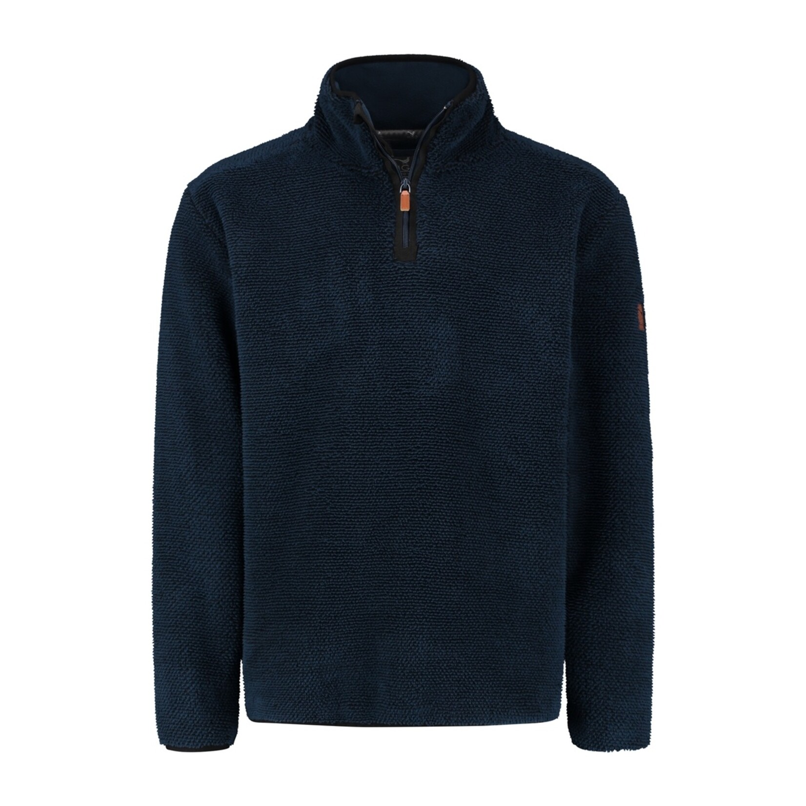 MGO Leisure Wear MGO Andrew Trui voor Heren met Rits - Fleece Schipperstrui