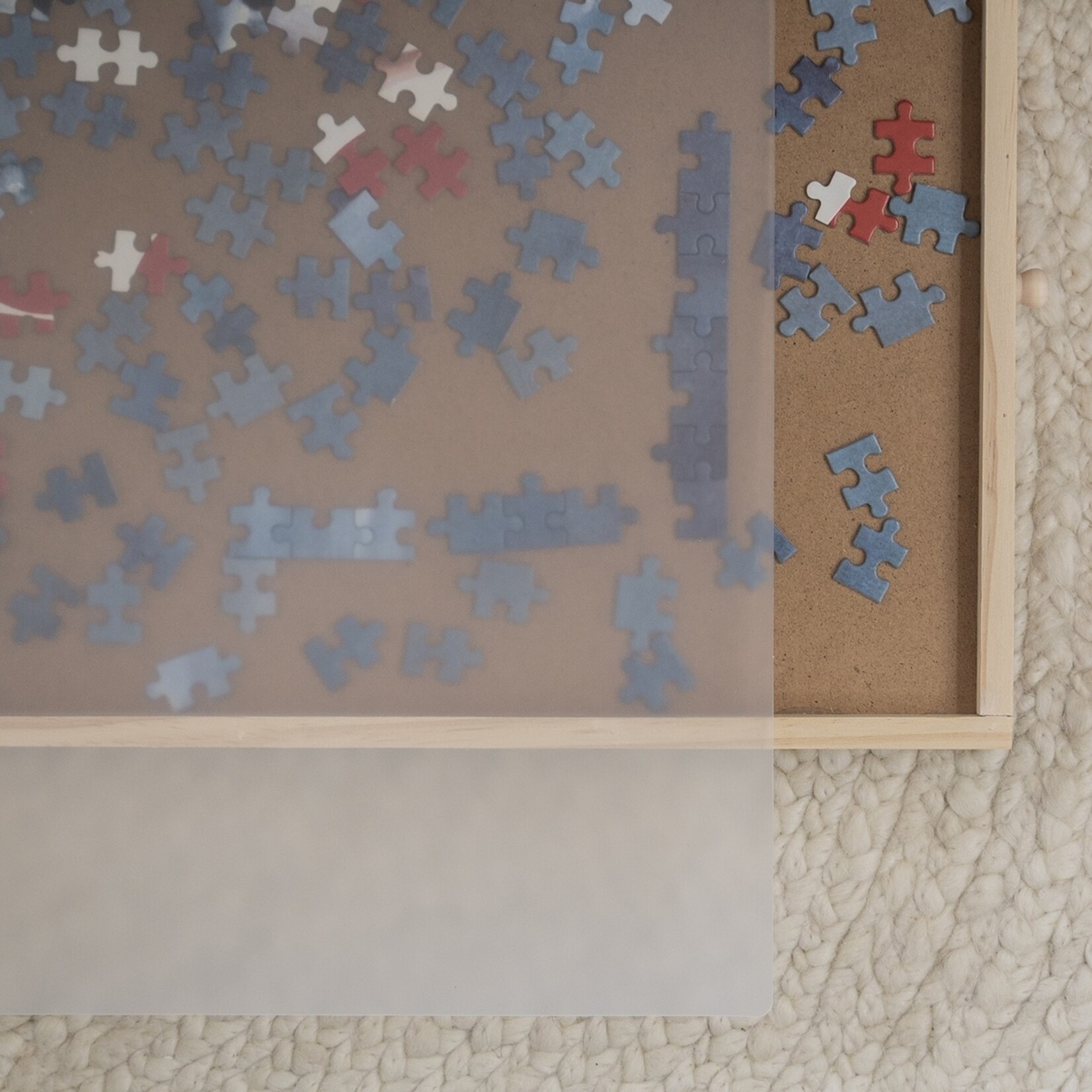 BREND BREND BR-2216 Puzzelplaat voor 1000 Stukjes – Puzzelplank met 6 Lades