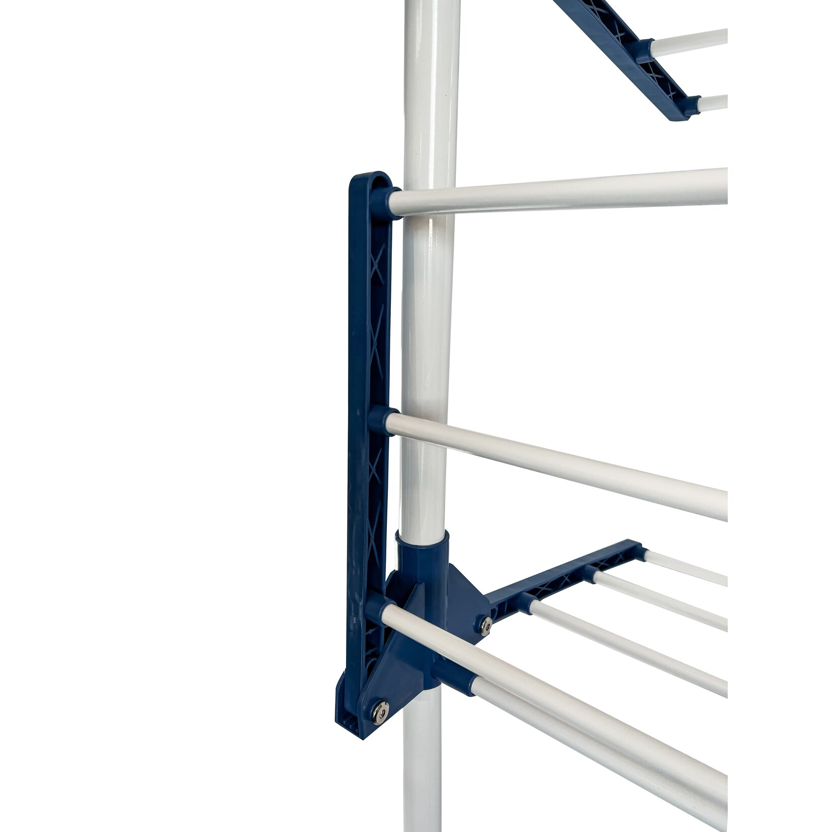 Shine for your daily cleaning Shine Inklapbaar Droogrek / Droogtoren op Wielen – Wasrek met 18 Stangen