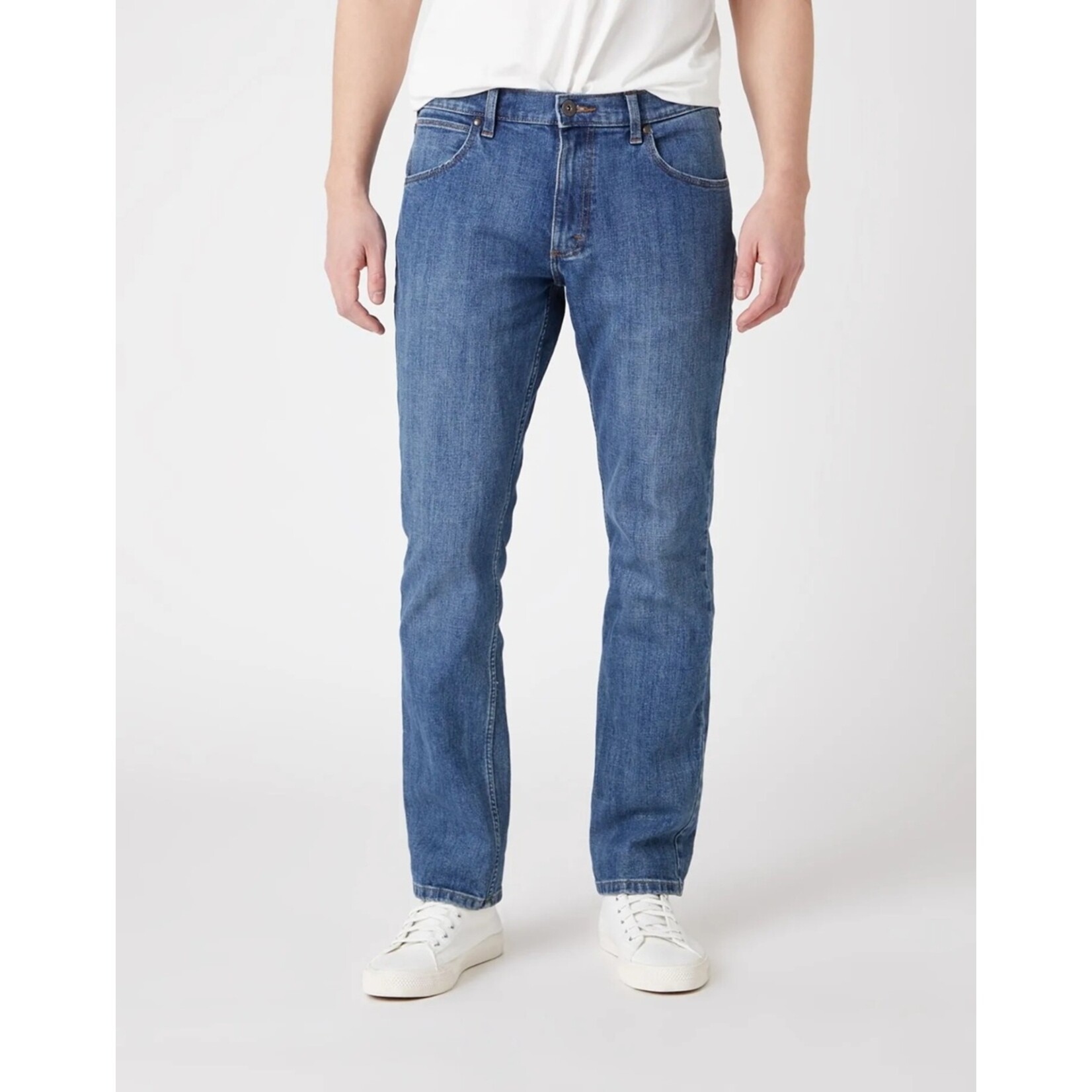 Wrangler Wrangler Heren Spijkerbroek - Mid Stone Regular