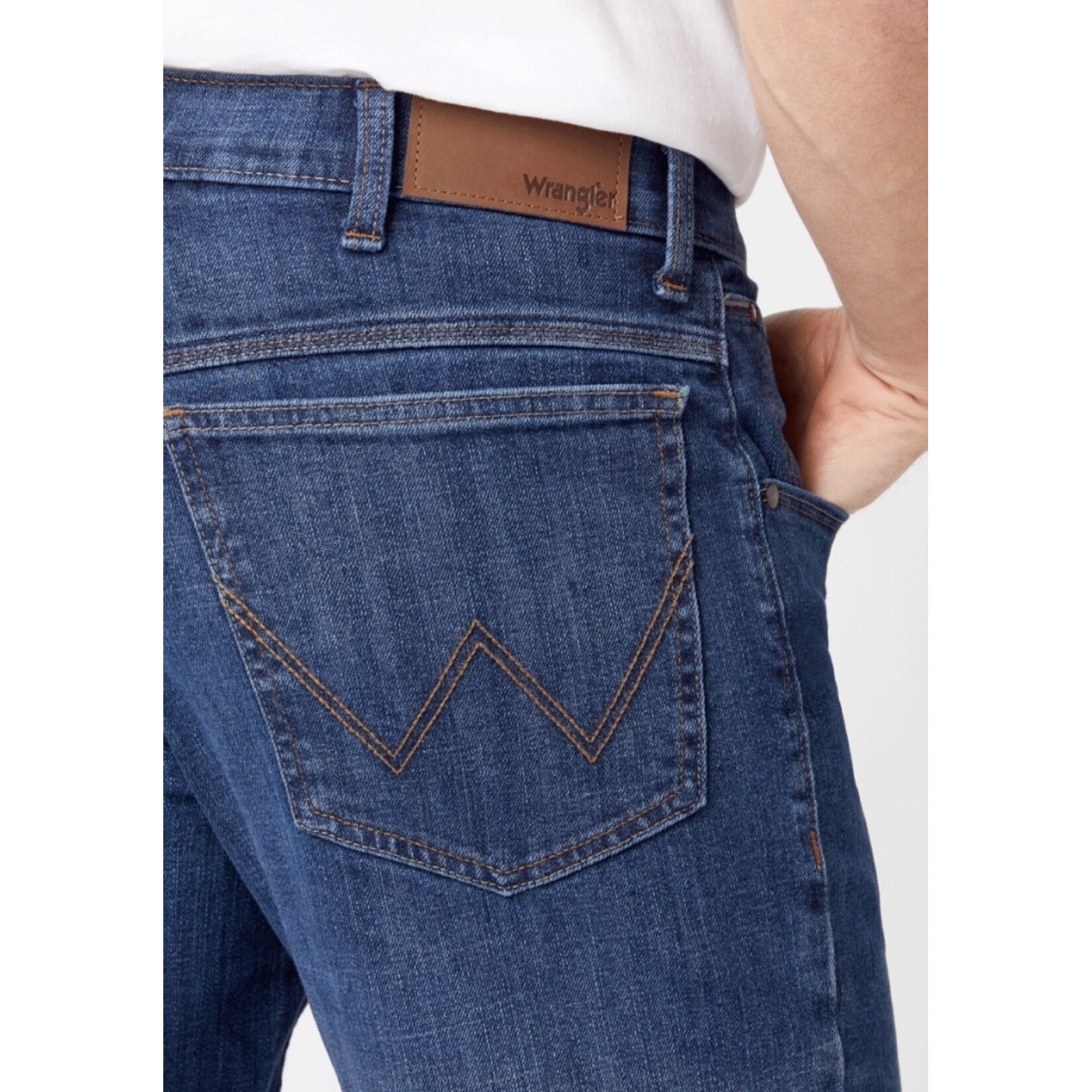 Wrangler Wrangler Heren Spijkerbroek - Texas Straight Dark Stone