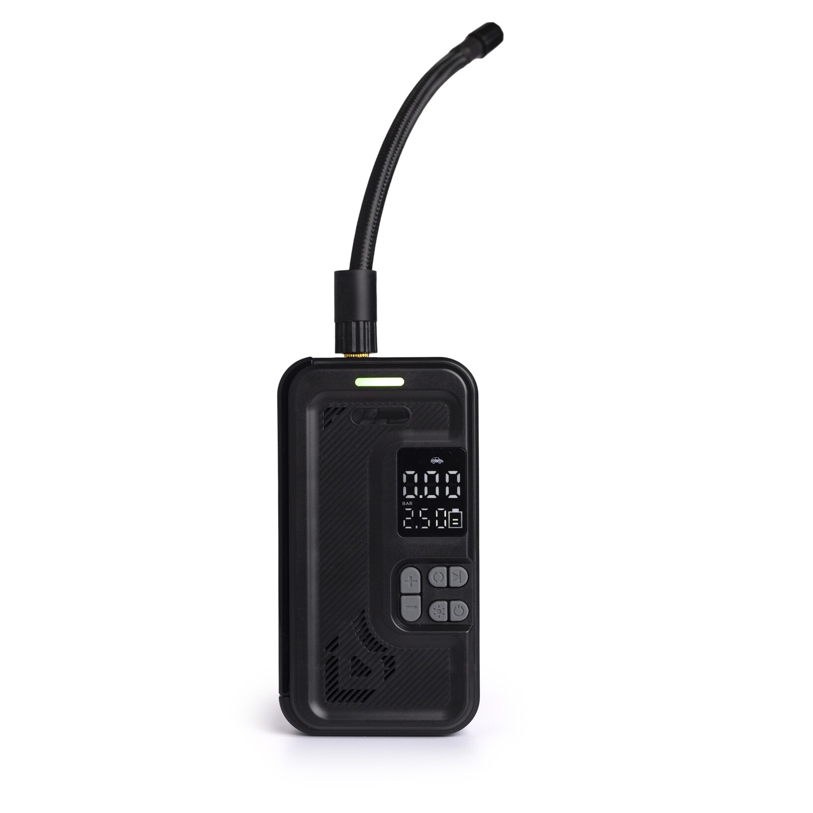 QLT No Less QLT Luchtcompressor met Opbergvak – Draadloos, mAh Batterij en 150 PSI