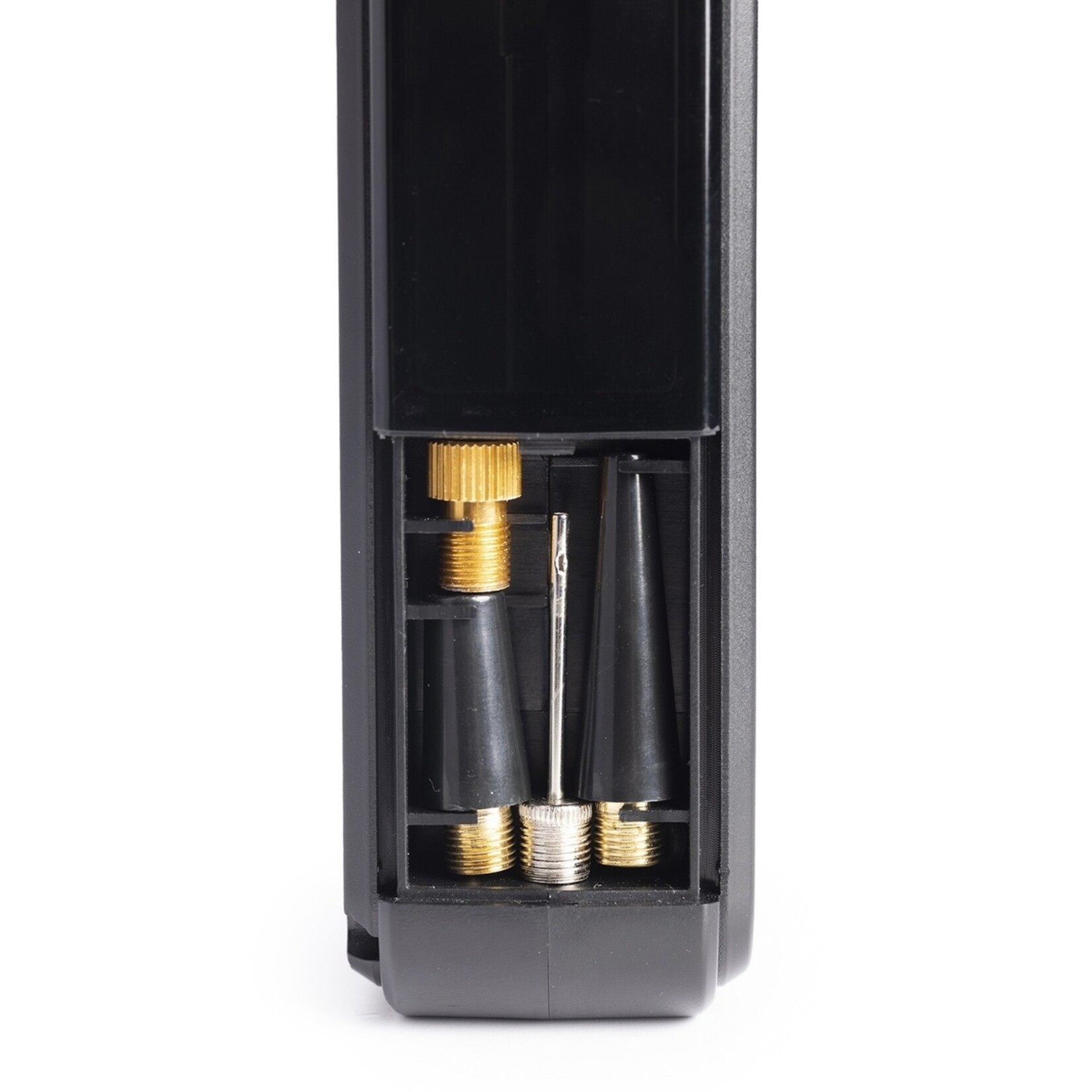 QLT No Less QLT Luchtcompressor met Opbergvak – Draadloos, mAh Batterij en 150 PSI