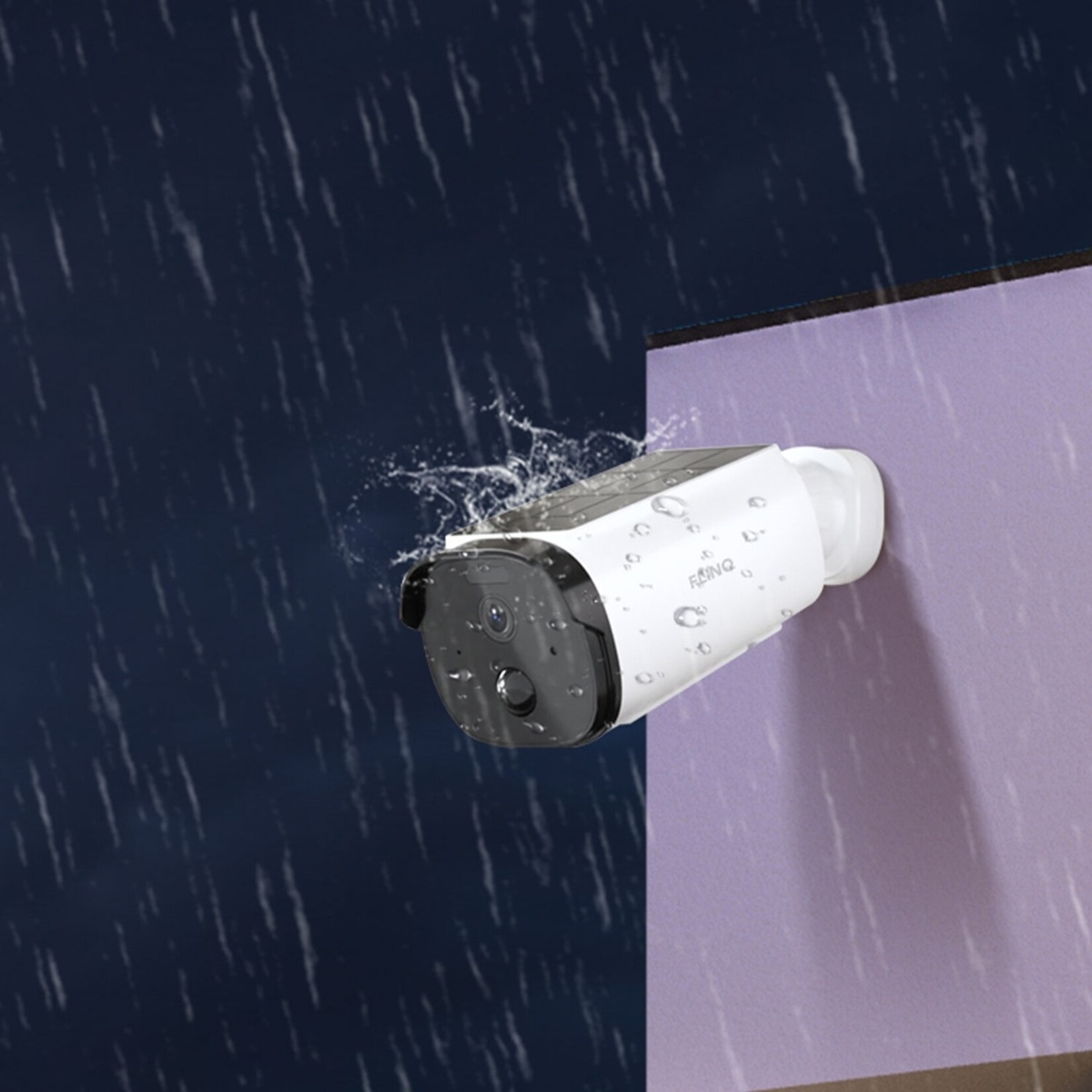 FlinQ FlinQ Smart Sentinel Buitencamera met Zonnepaneel en Appbediening - 2K Beeld