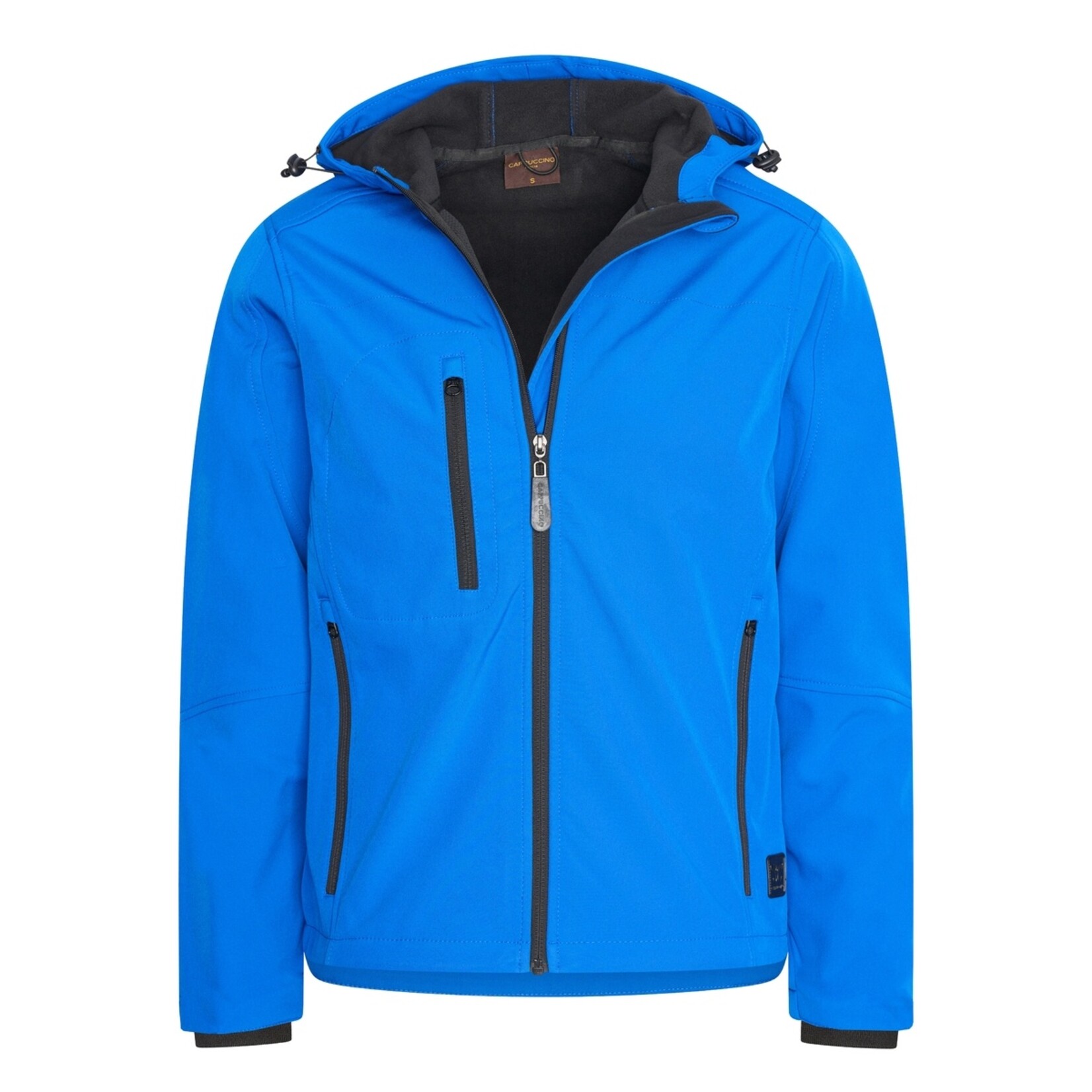 Cappuccino Cappuccio Pesaro Hooded Softshell Jas met Capuchon
