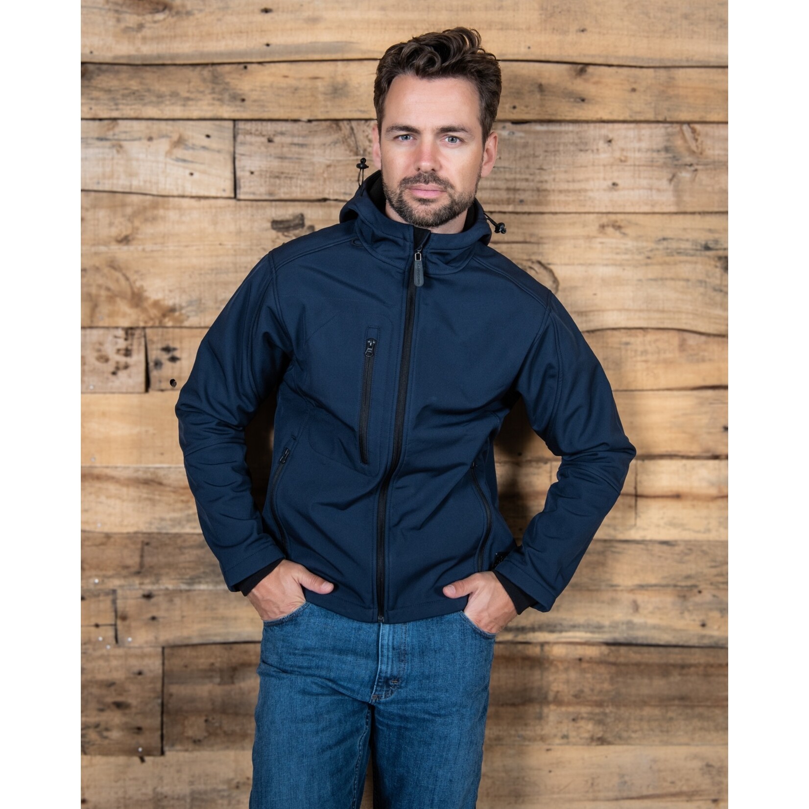 Cappuccino Cappuccio Pesaro Hooded Softshell Jas met Capuchon