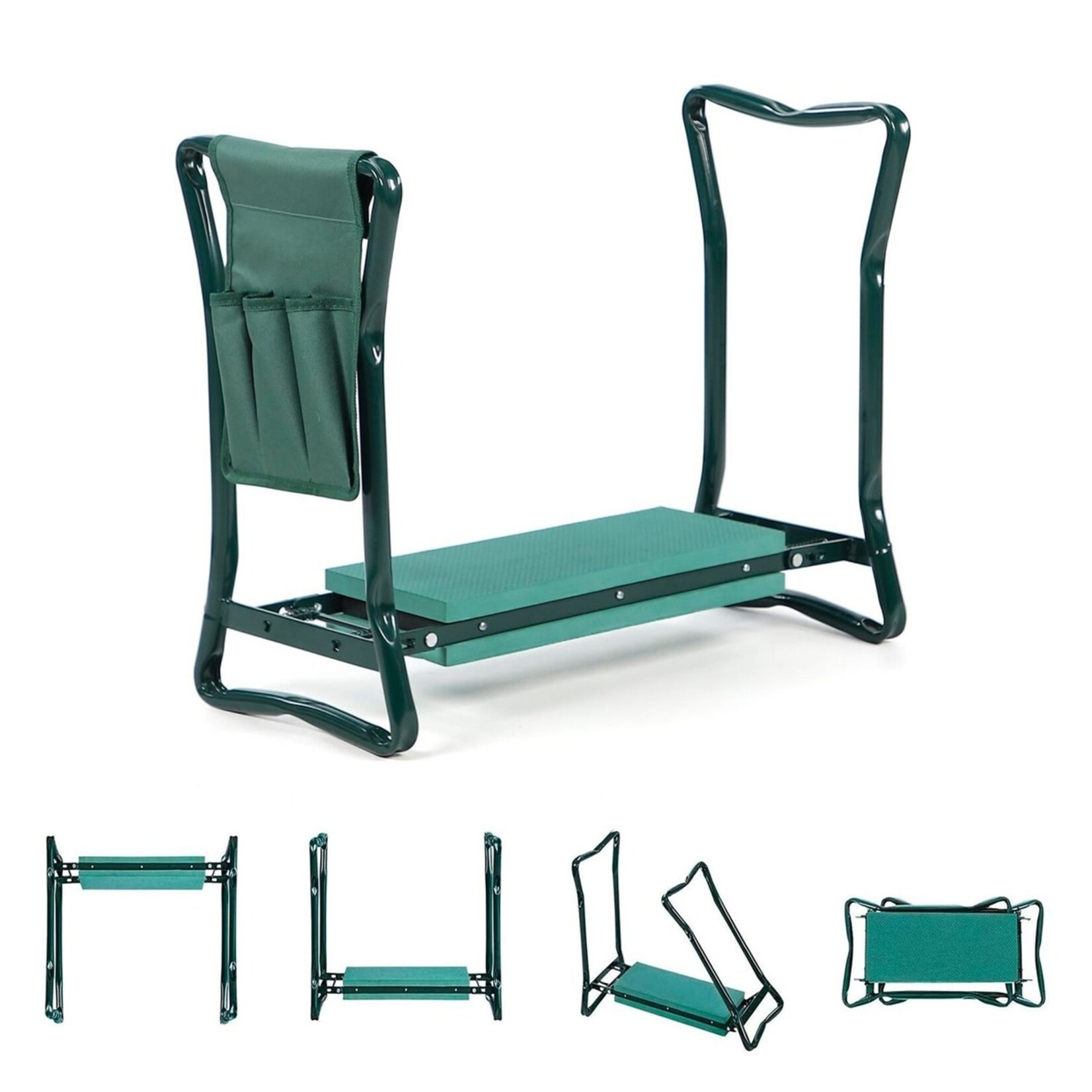 FlinQ FlinQ Garden Kneeler Seat Inklapbare Tuinkruk met Kniesteun