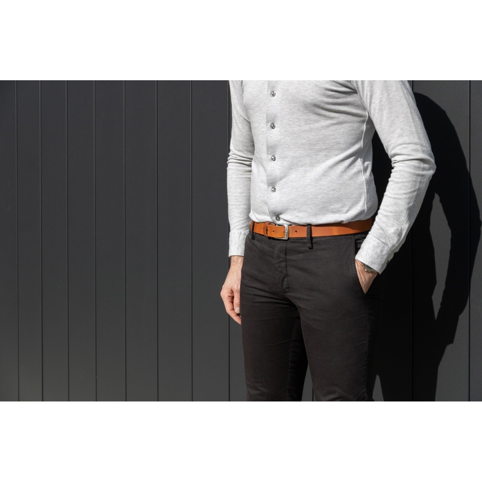 DSTRCT DSTRCT Geklede Heren Riemen van Leer - Set van 3 Stuks