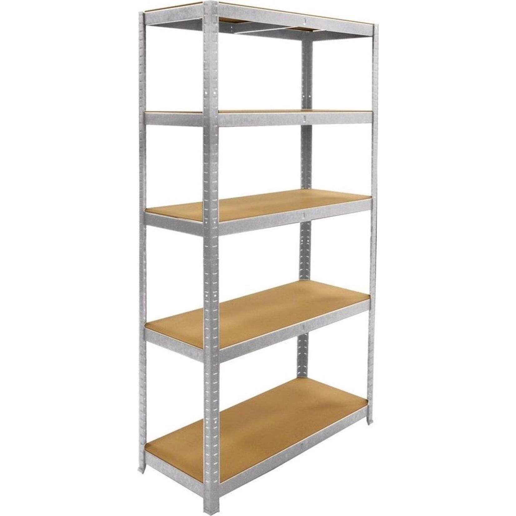 QLT No Less QLT Stellingkast met 5 Schappen - Open Opbergkast - 180 x 90 x 40 cm - Metaal