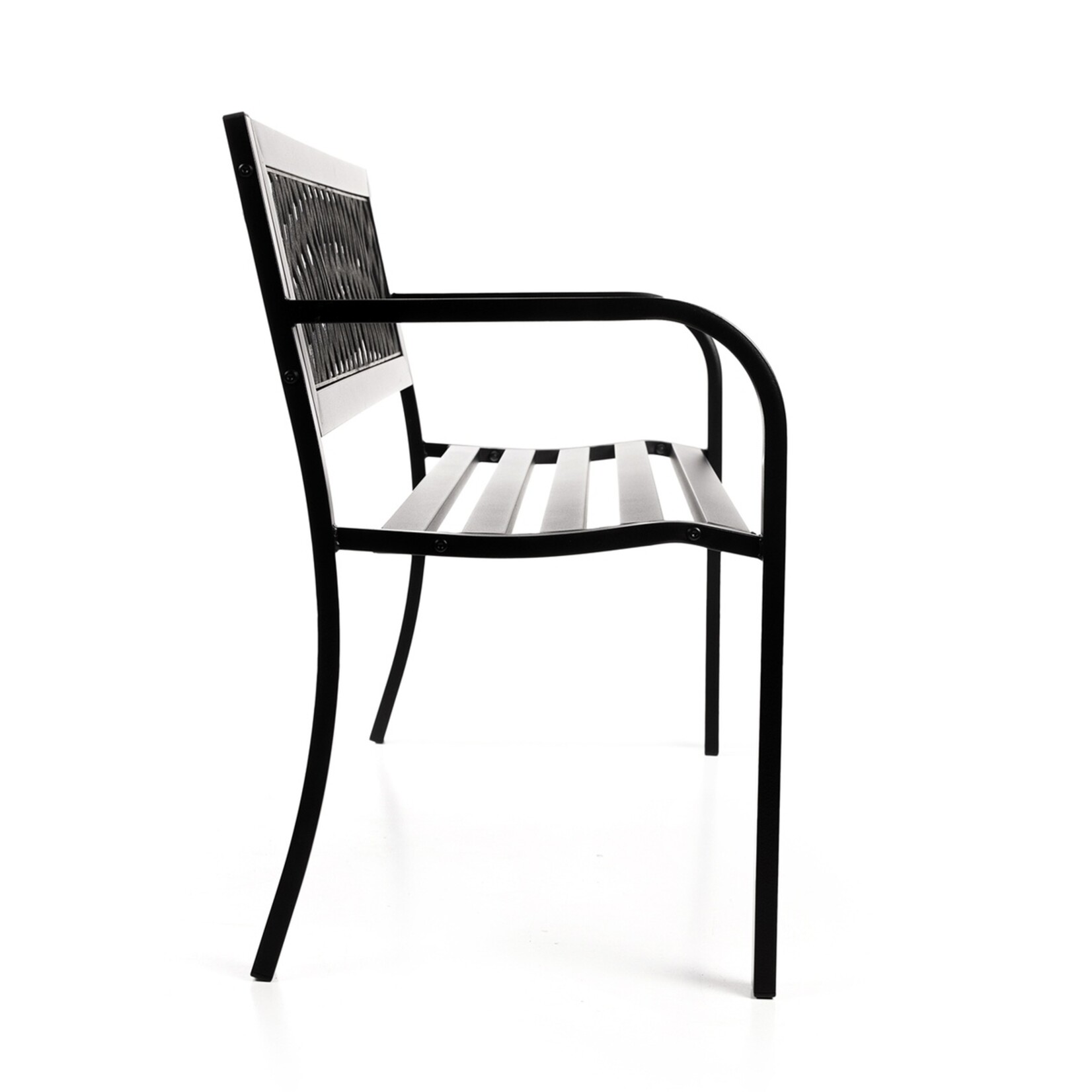 QLT No Less QLT Stalen Tuinbank met Hoes voor 2 Personen – Ergonomisch