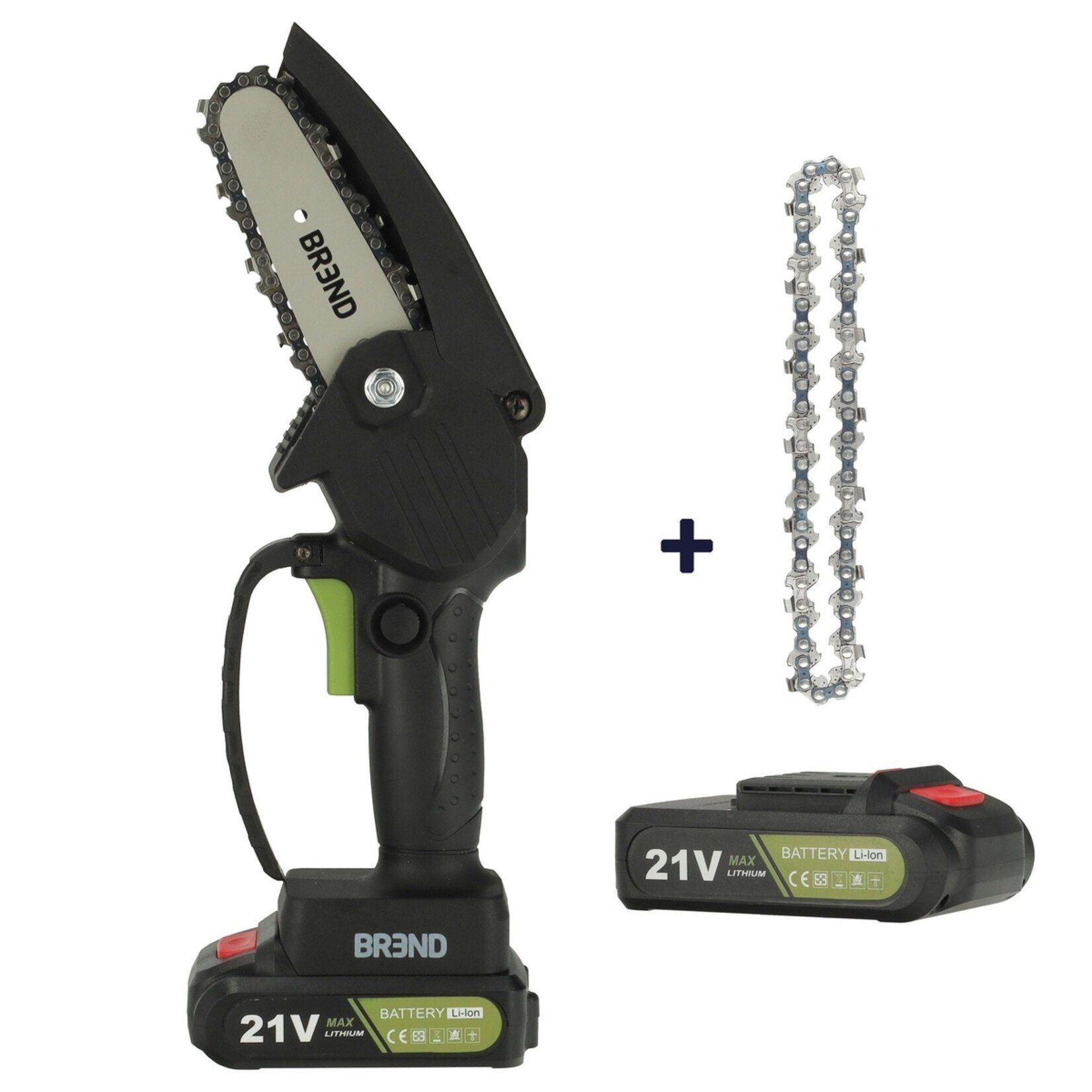 BREND BREND BR-2236 Elektrische Mini Kettingzaag met Accu – Draadloze Snoeizaag