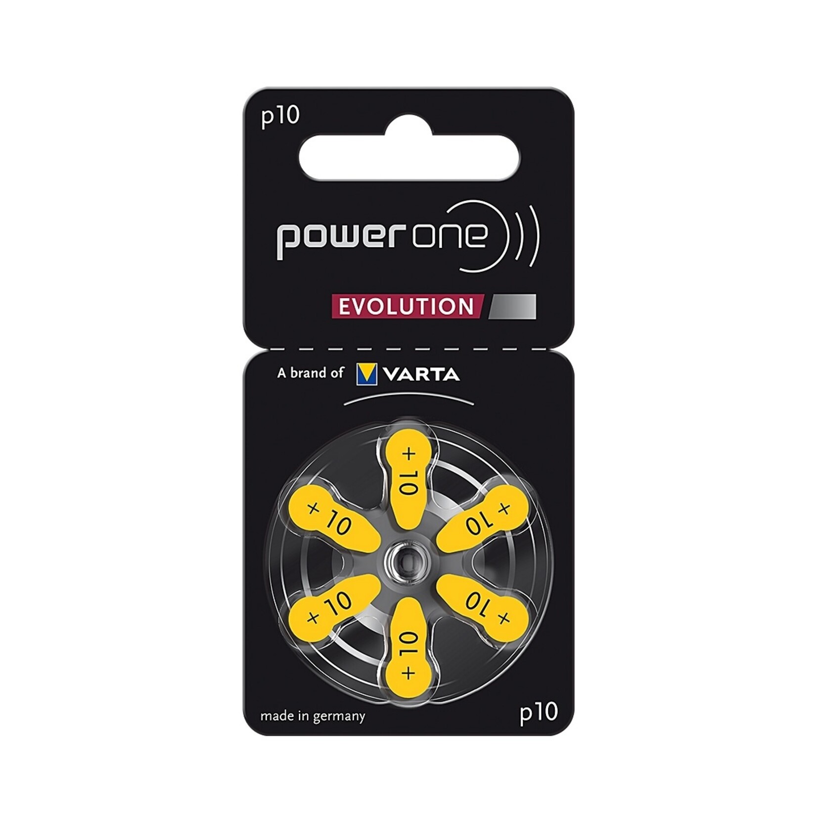 Power One Power One Hoortoestelbatterijen Kwikvrij - Gehoorbatterijen - 60 Stuks