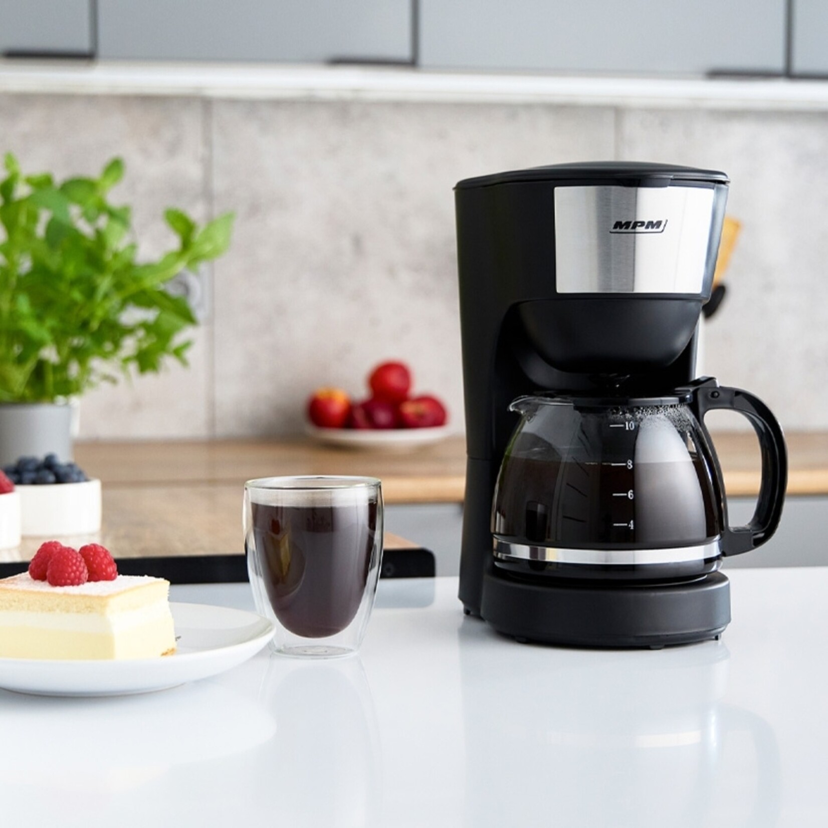 MPM MPM MKW‑12 Filterkoffiezetapparaat met Warmhoudplaatje