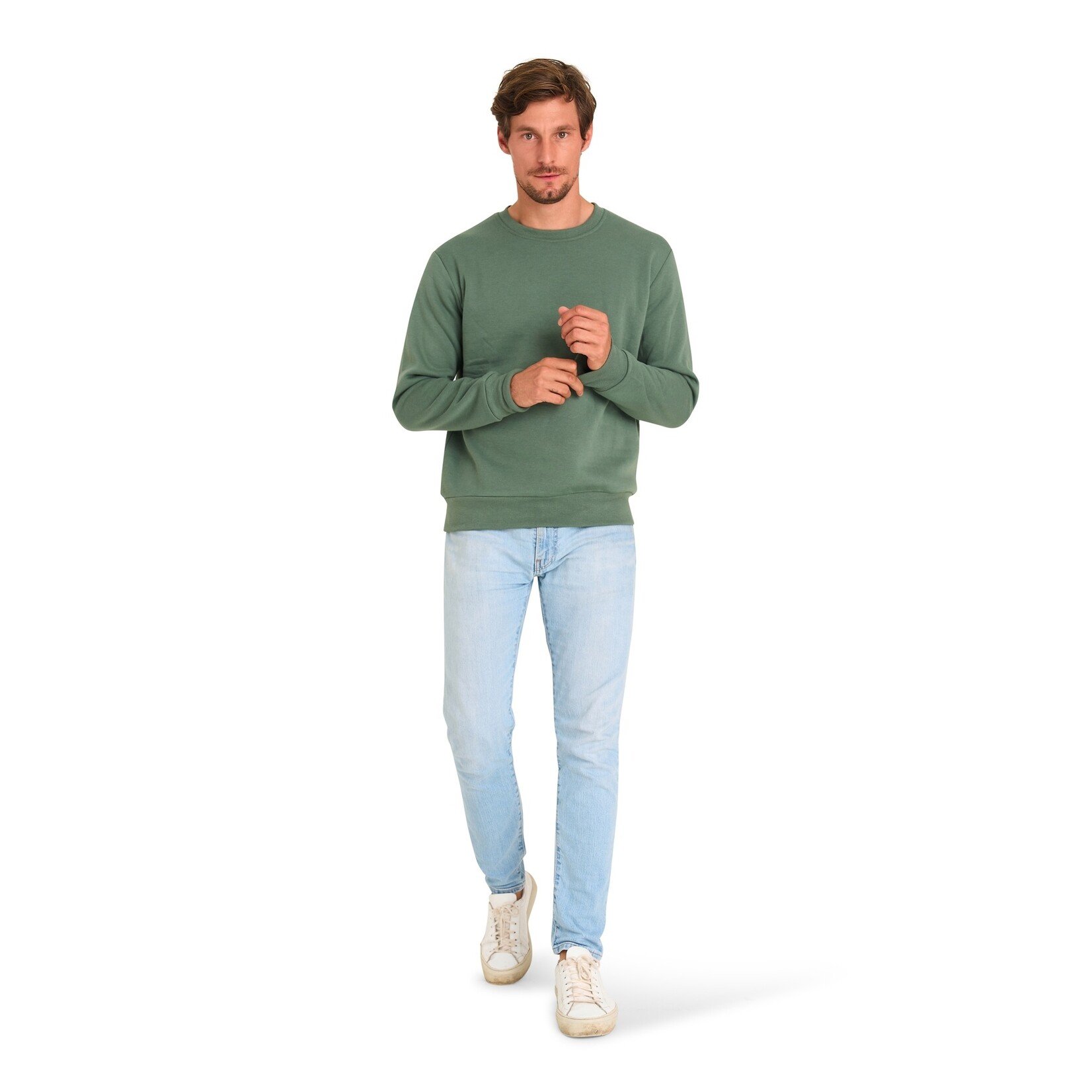 Mario Russo Mario Russo Basic Sweater voor Heren - Moderne Italiaanse Trui