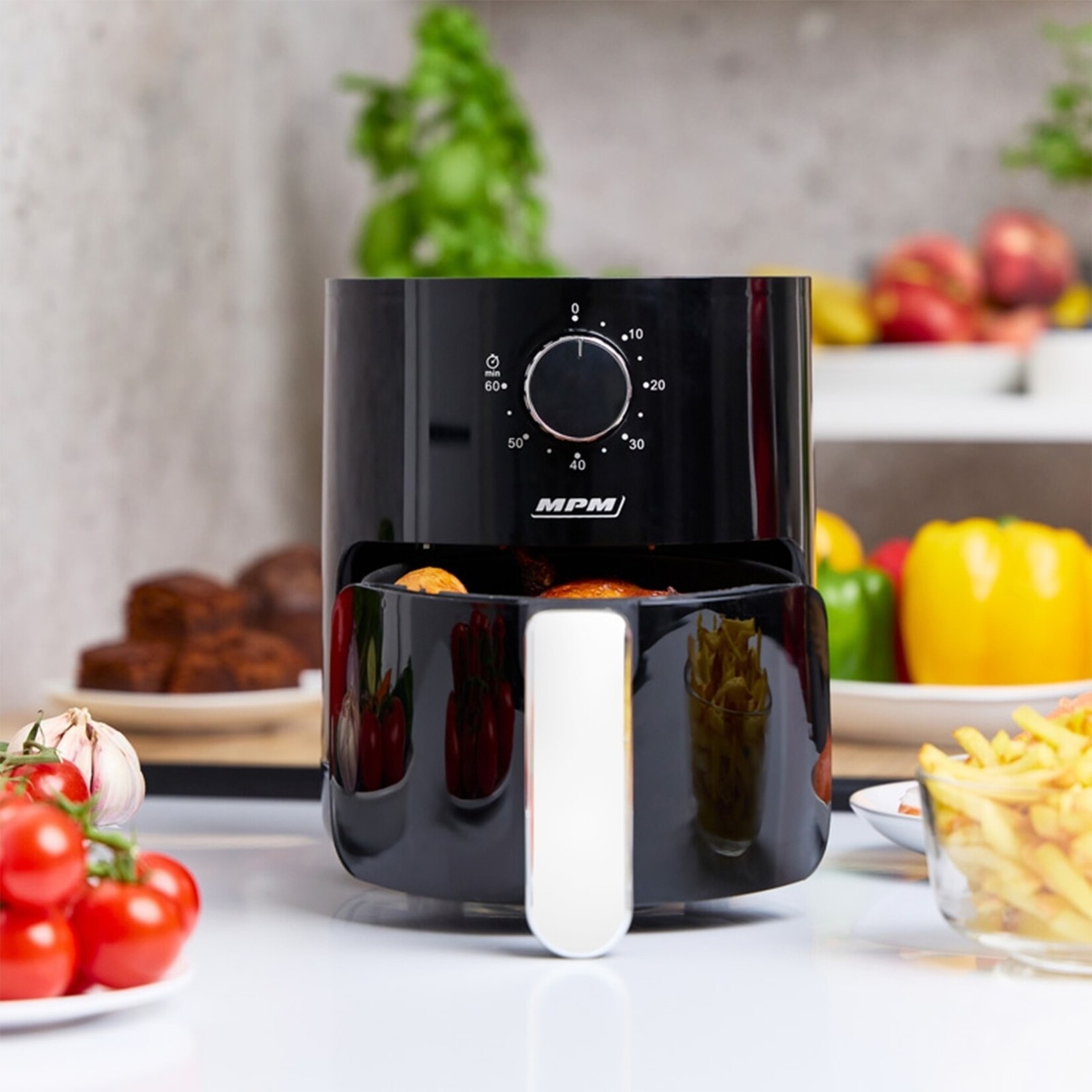 MPM MPM MFR‑12 Airfryer 2L Compact met Timer - 800W