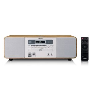 Lenco Lenco DAR-251WDWH Alles-in-één Muzieksysteem met DAB+, FM, CD, Bluetooth en USB
