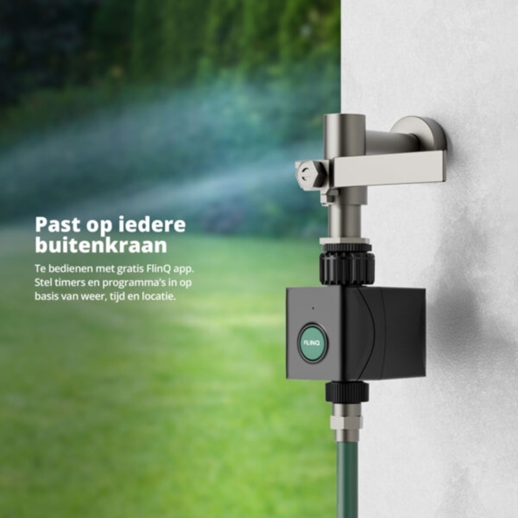 FlinQ FlinQ Slim Irrigatiesysteem Tuin – Automatisch Planten Watergeefsysteem
