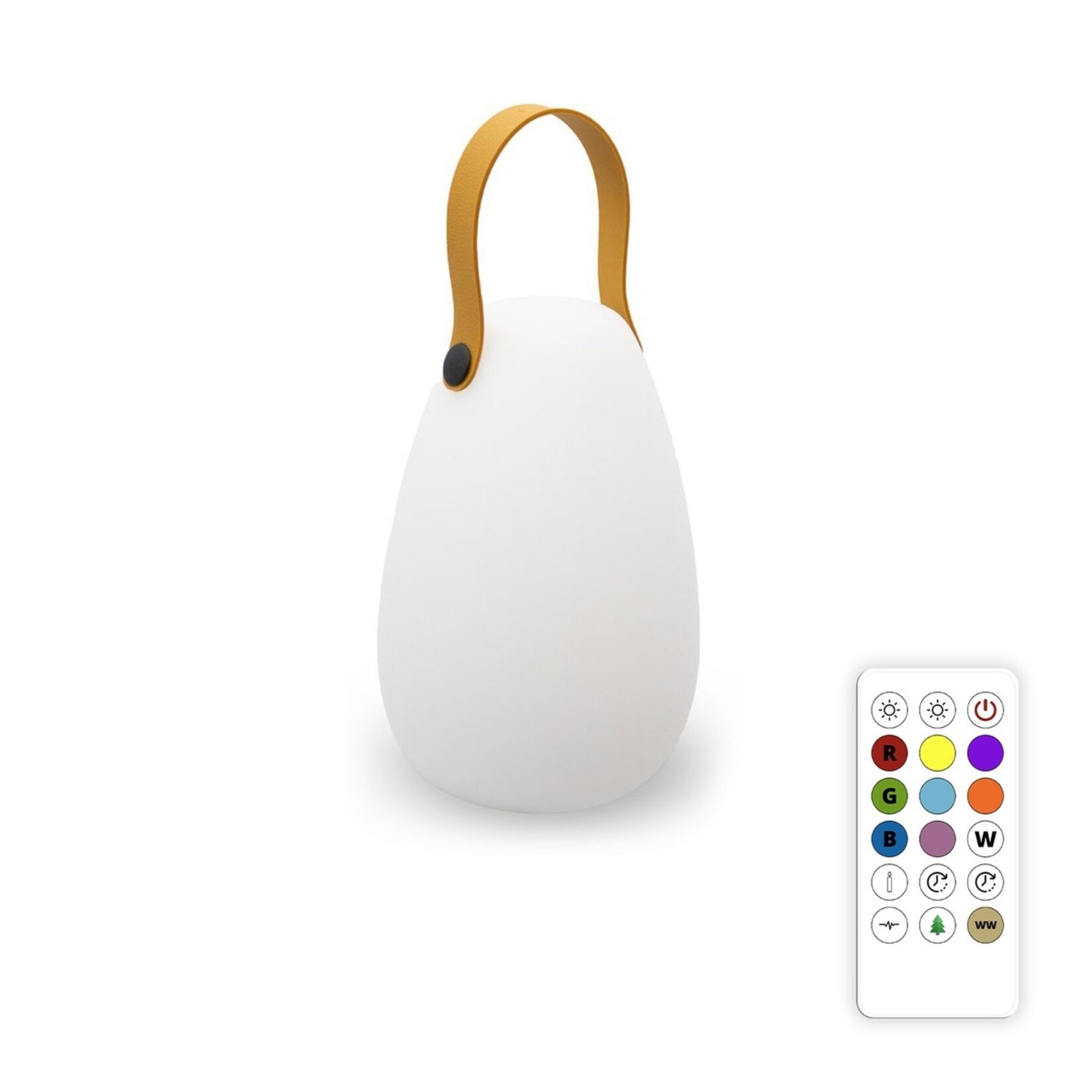 FlinQ FlinQ Fiji Oplaadbare Tafellamp voor Binnen en Buiten - Gekleurd en Wit LED