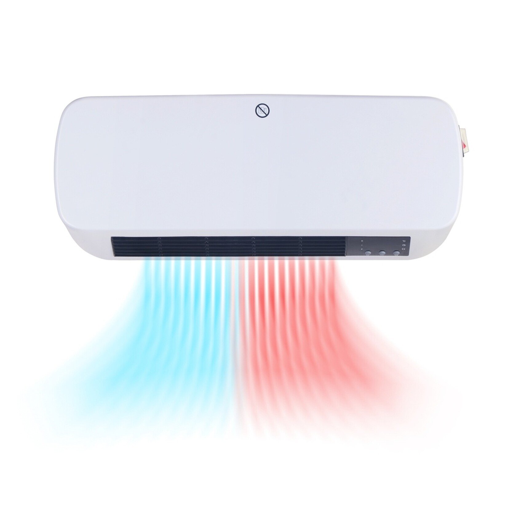 QLT No Less QLT 2-in-1 Wandkachel - Elektrische en Keramische Verwarming