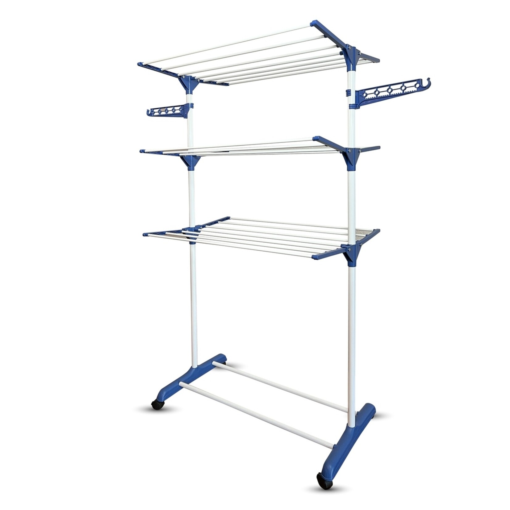 Shine for your daily cleaning Shine Inklapbaar Droogrek / Droogtoren op Wielen – Wasrek met 18 Stangen