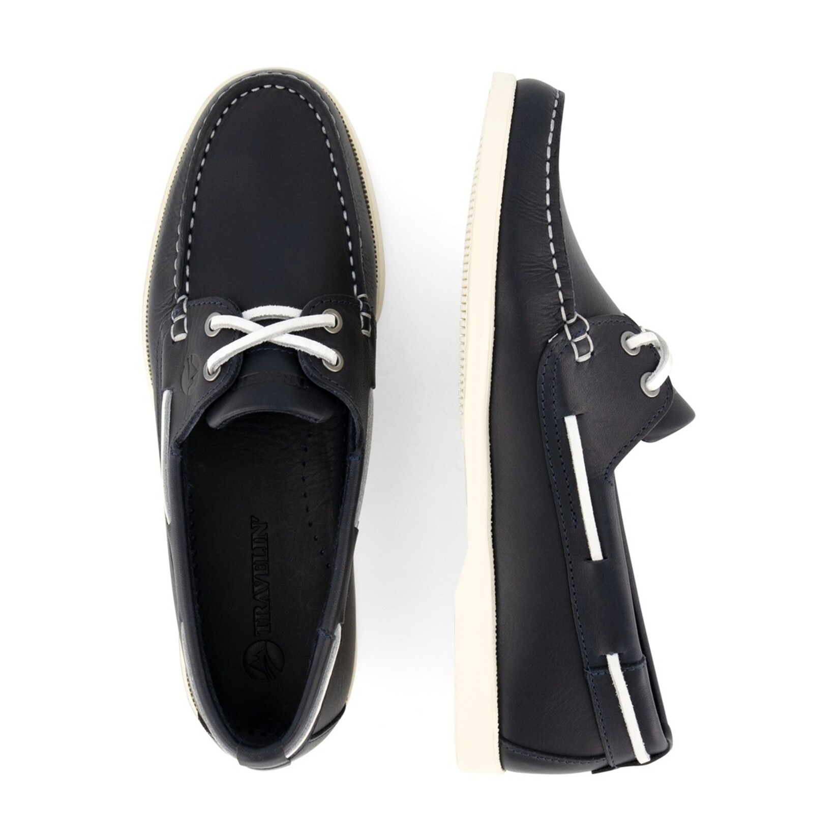 Travelin' Travelin’ Exmouth Dames Mocassins - Bootschoen met Uitneembaar Voetbed