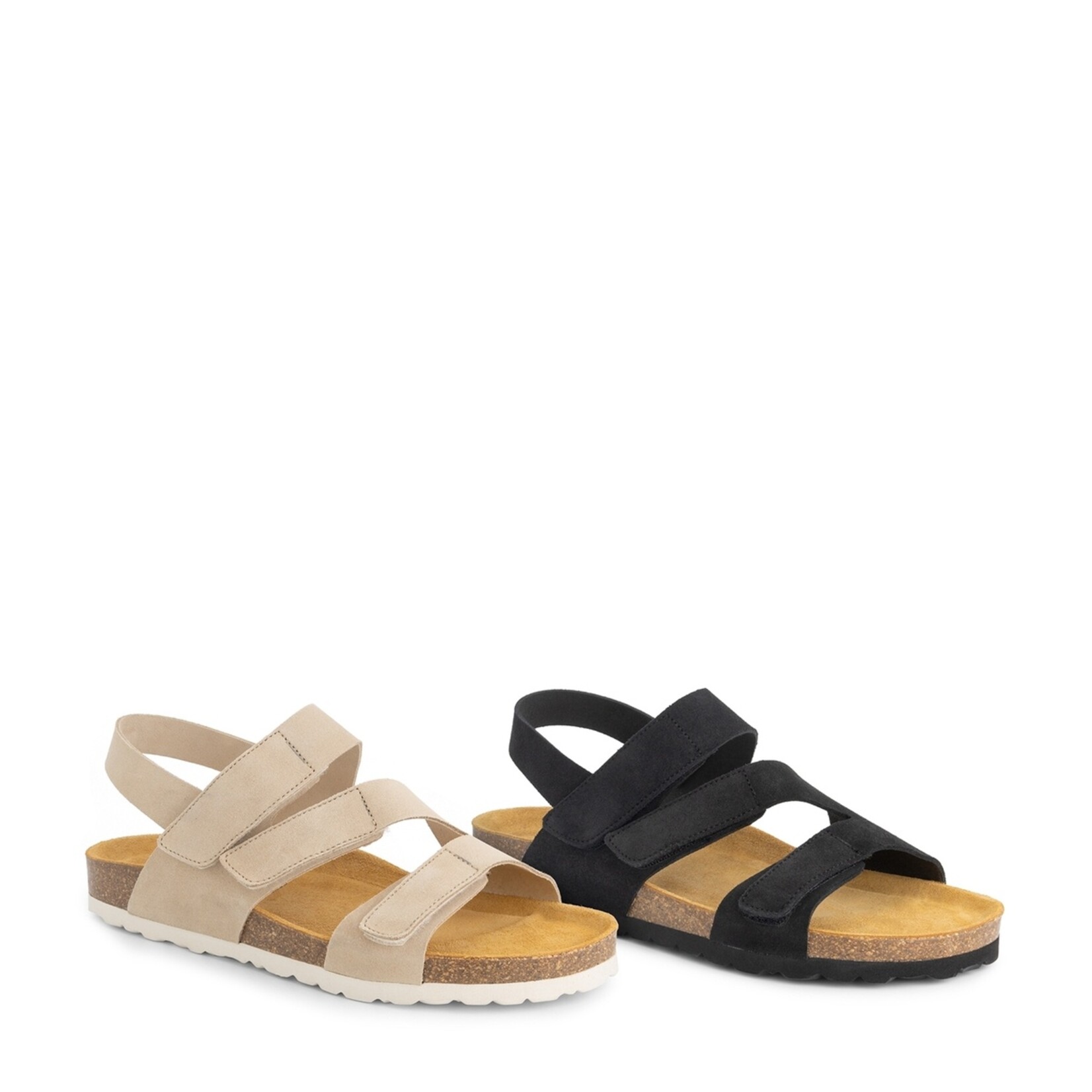 Travelin' Travelin’ Hedeby Heren Sandalen van Leer met Memory Foam