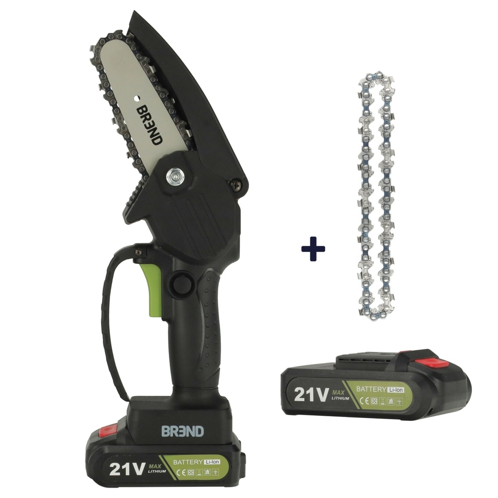 BREND BREND BR-2236 Elektrische Mini Kettingzaag met Accu – Draadloze Snoeizaag