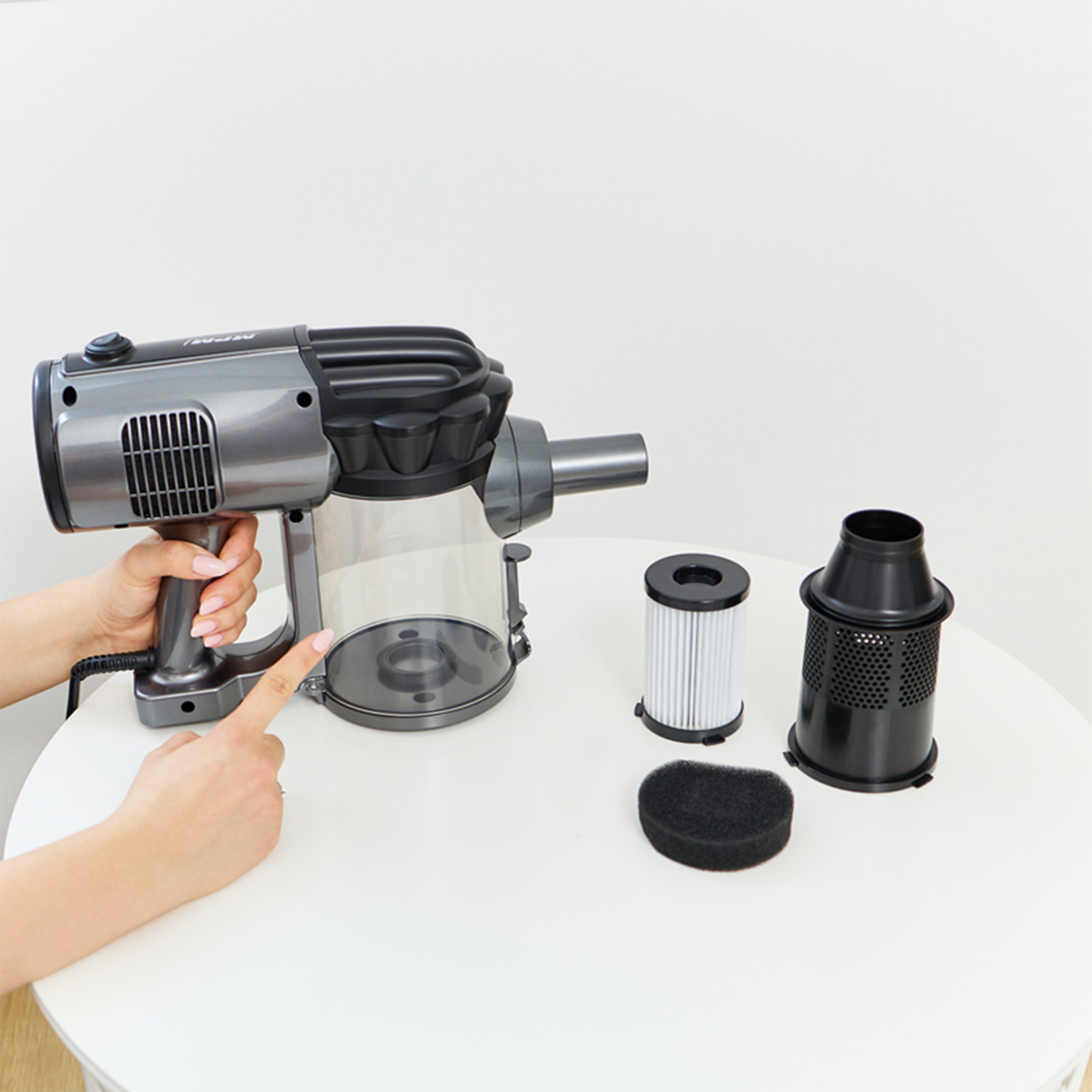 MPM MPM MOD‑74 Steelstofzuiger 2‑in‑1 Zakloos met HEPA‑filter - 600W