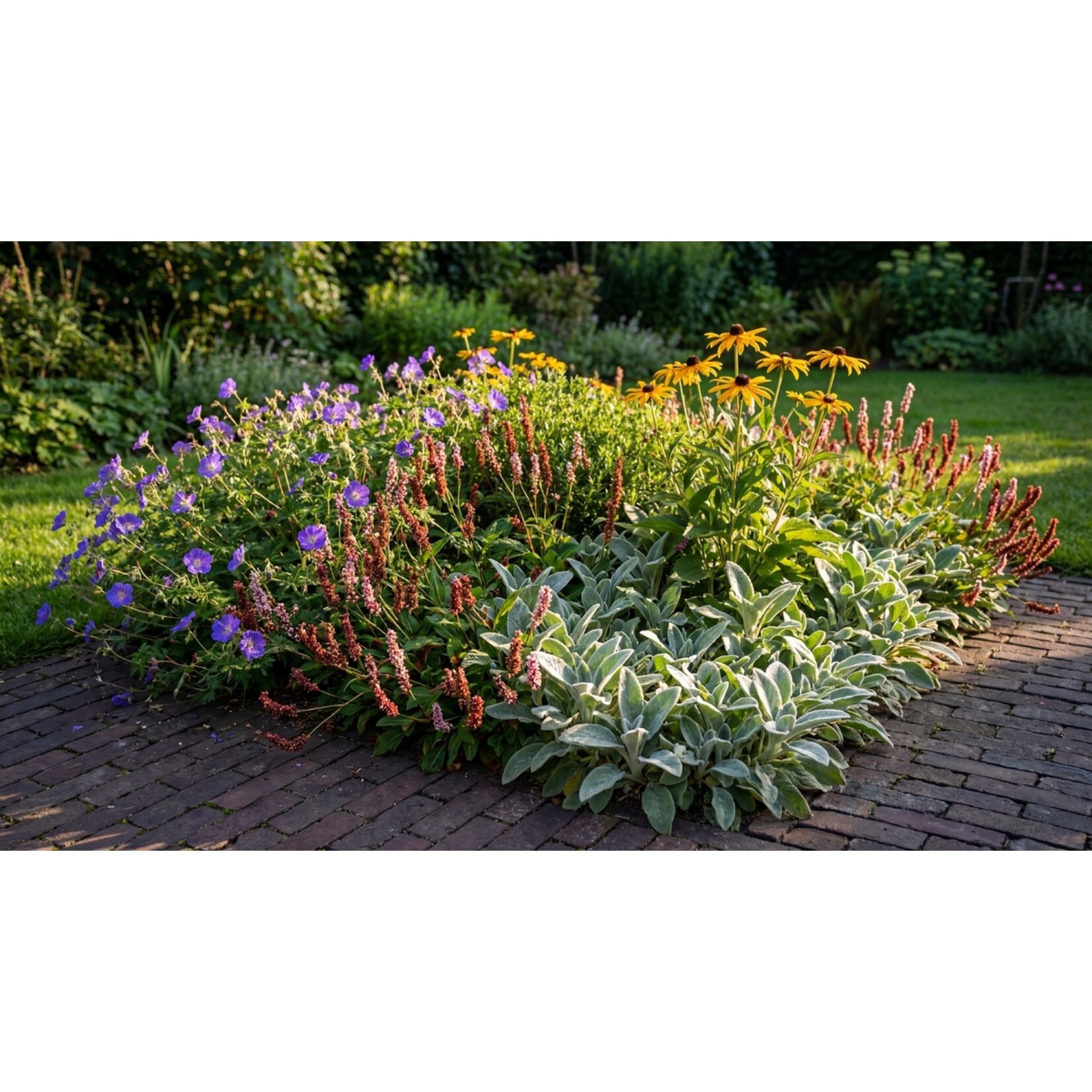 NatureNest Borderpakket Rosie - Vaste Borderplanten Mix - Kleurrijke Bloeiende Tuin